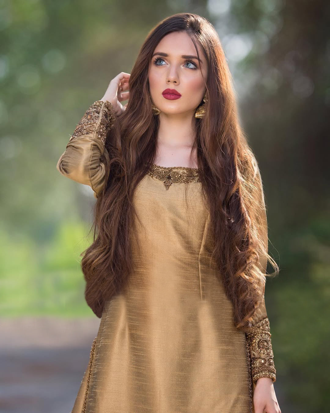 Fancy Top - Plazzo With Dupatta With Embroidery And Sequin Work