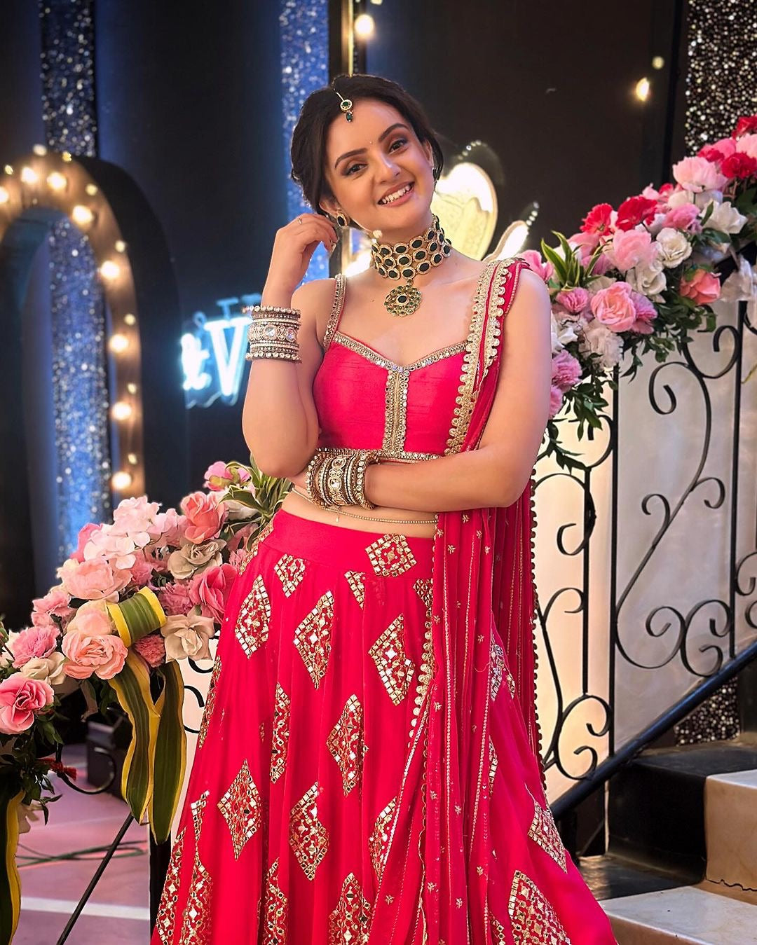 Party Wear Designer Lehenga Choli With Beautiful Embroidery Work