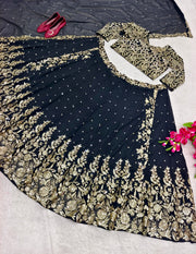 Designer Party Wear Look Lehenga Choli With Fancy Dupatta