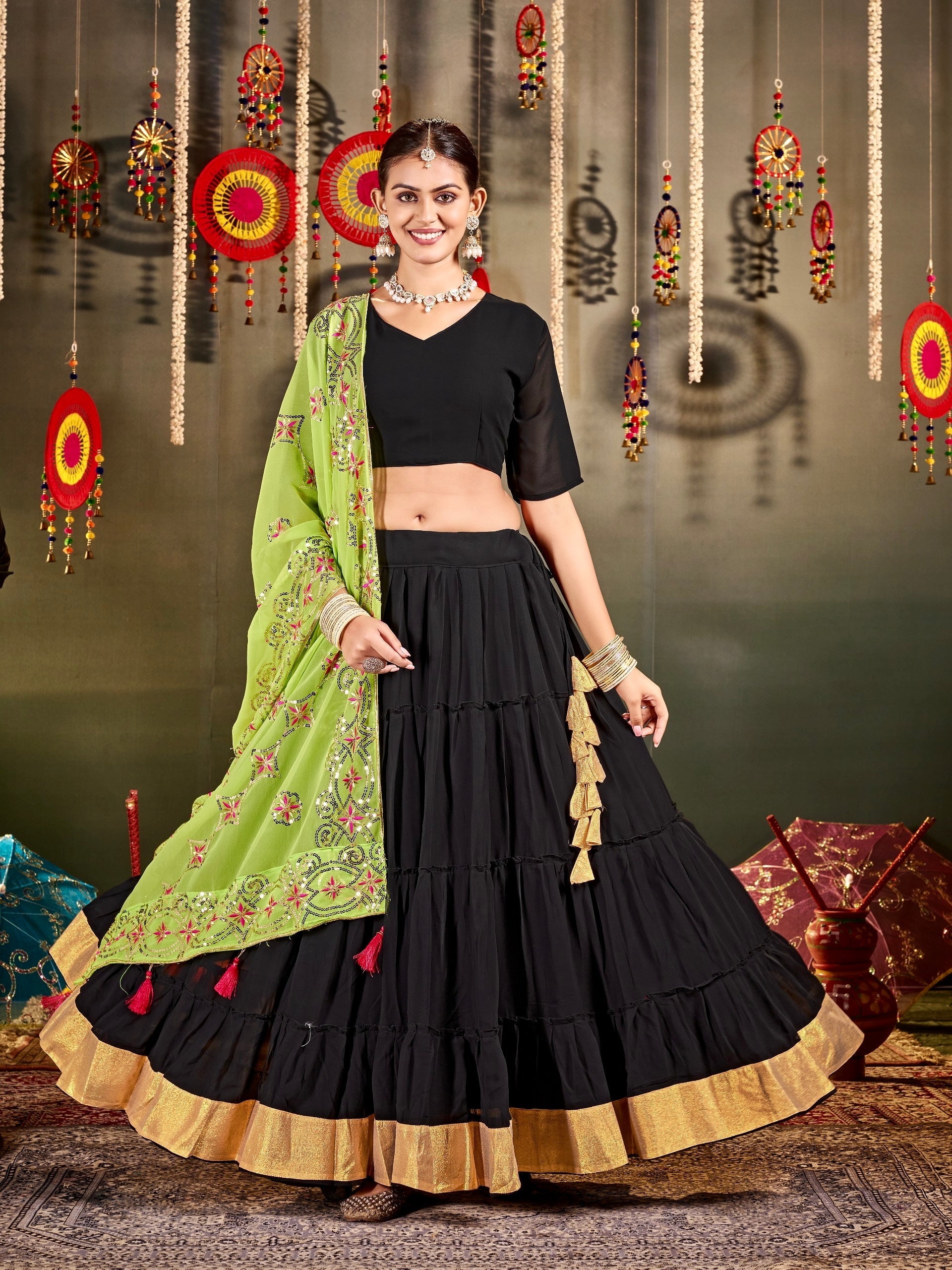 Designer Navratri Special Lehenga Choli And Dupatta
