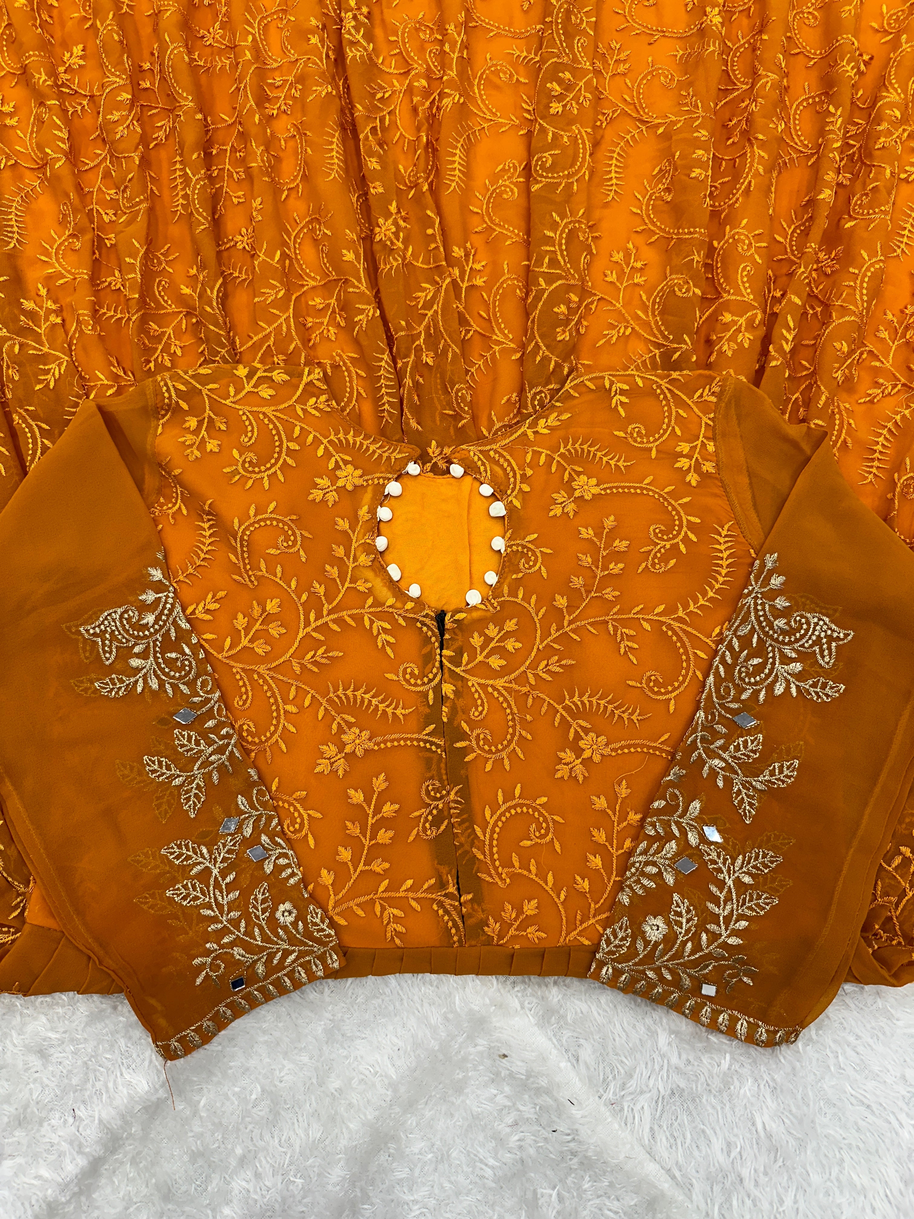 Designer Party Wear Look Anarkali Gown And Pent With Dupatta