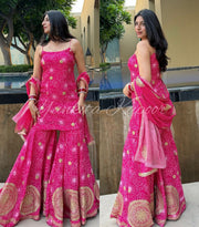 Party Wear Beautiful Top And Bottom With Dupatta