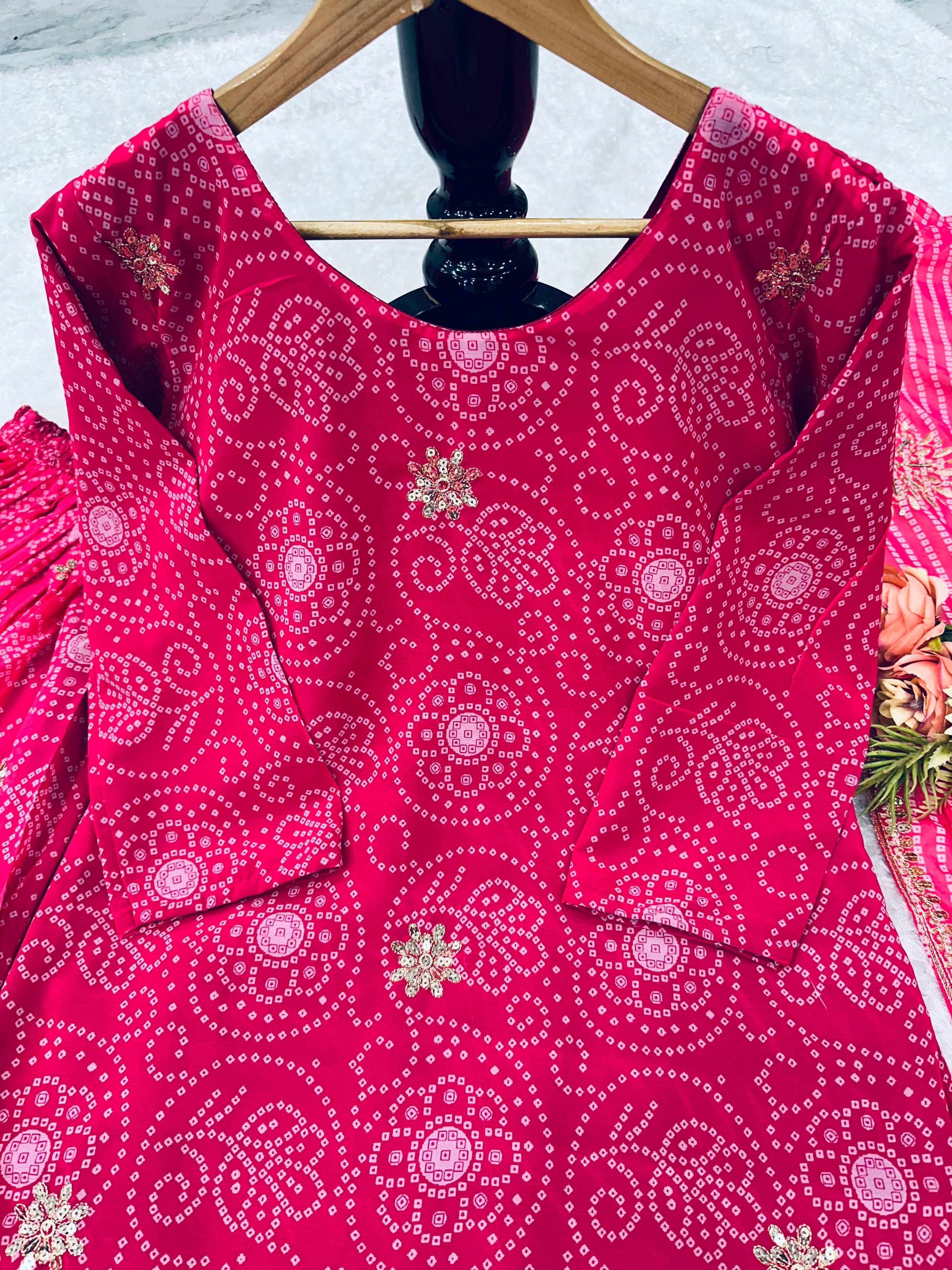 Party Wear Beautiful Top And Bottom With Dupatta