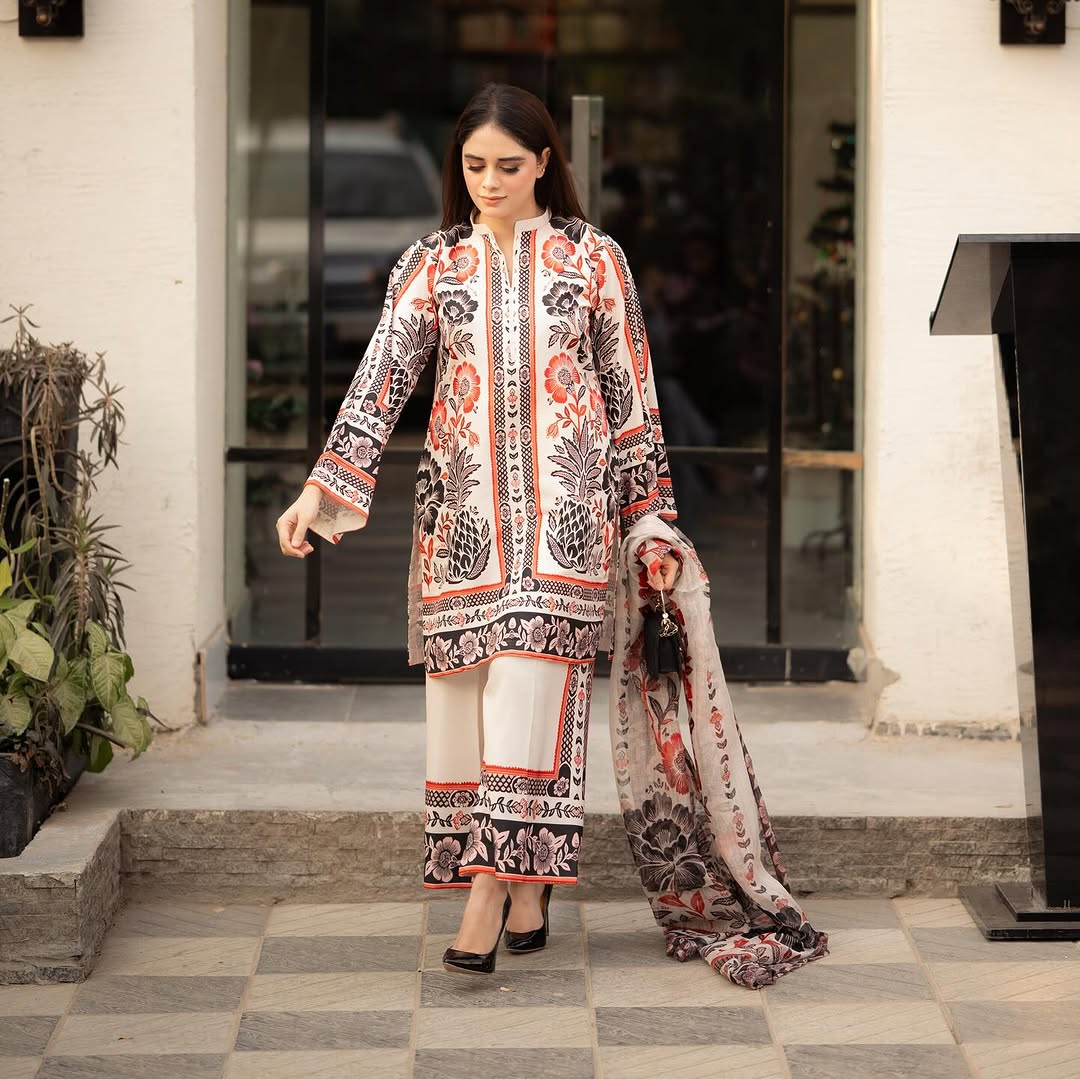 Designer Party Wear Look Top And Plazzo With Dupatta