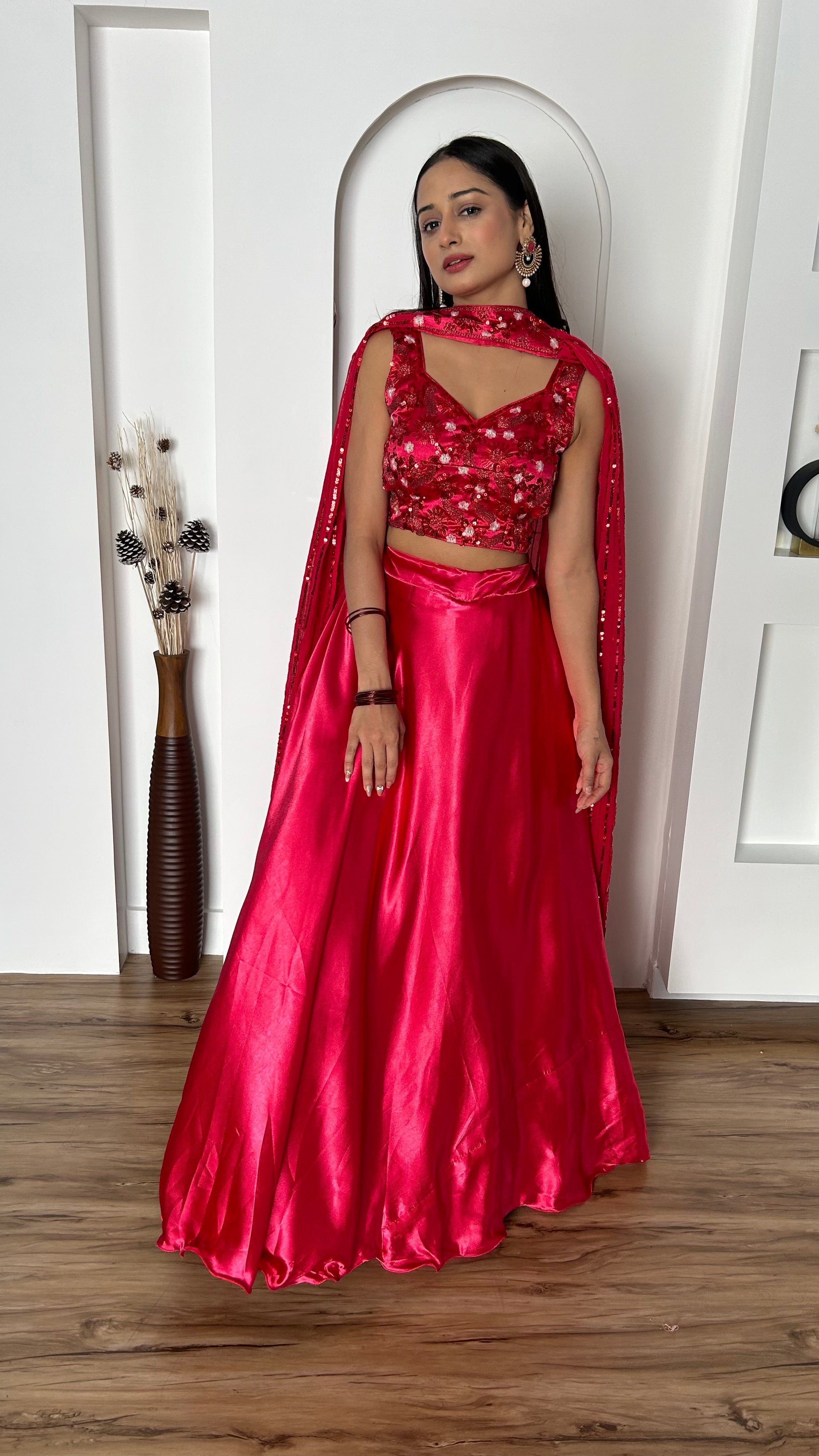 Party Wear Designer Lehenga Choli And Beautiful Dupatta
