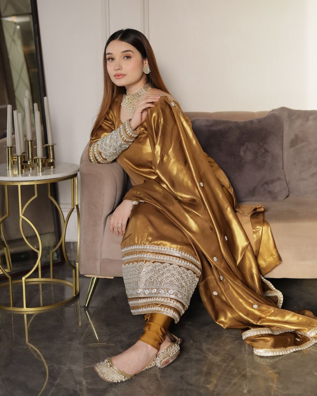 Party Wear Beautiful Top And Pent With Dupatta