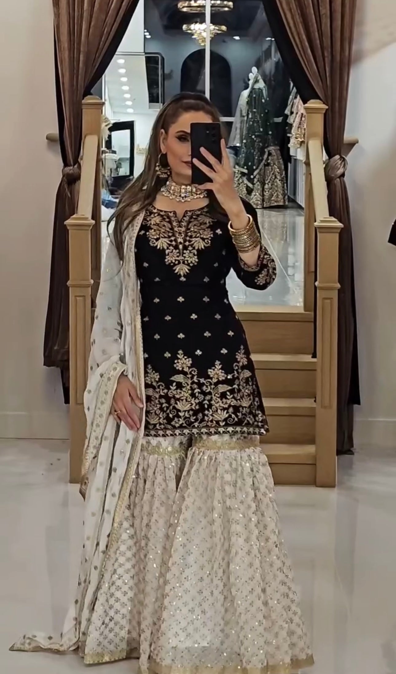 Beautiful Party Wear Top Bottom And Dupatta
