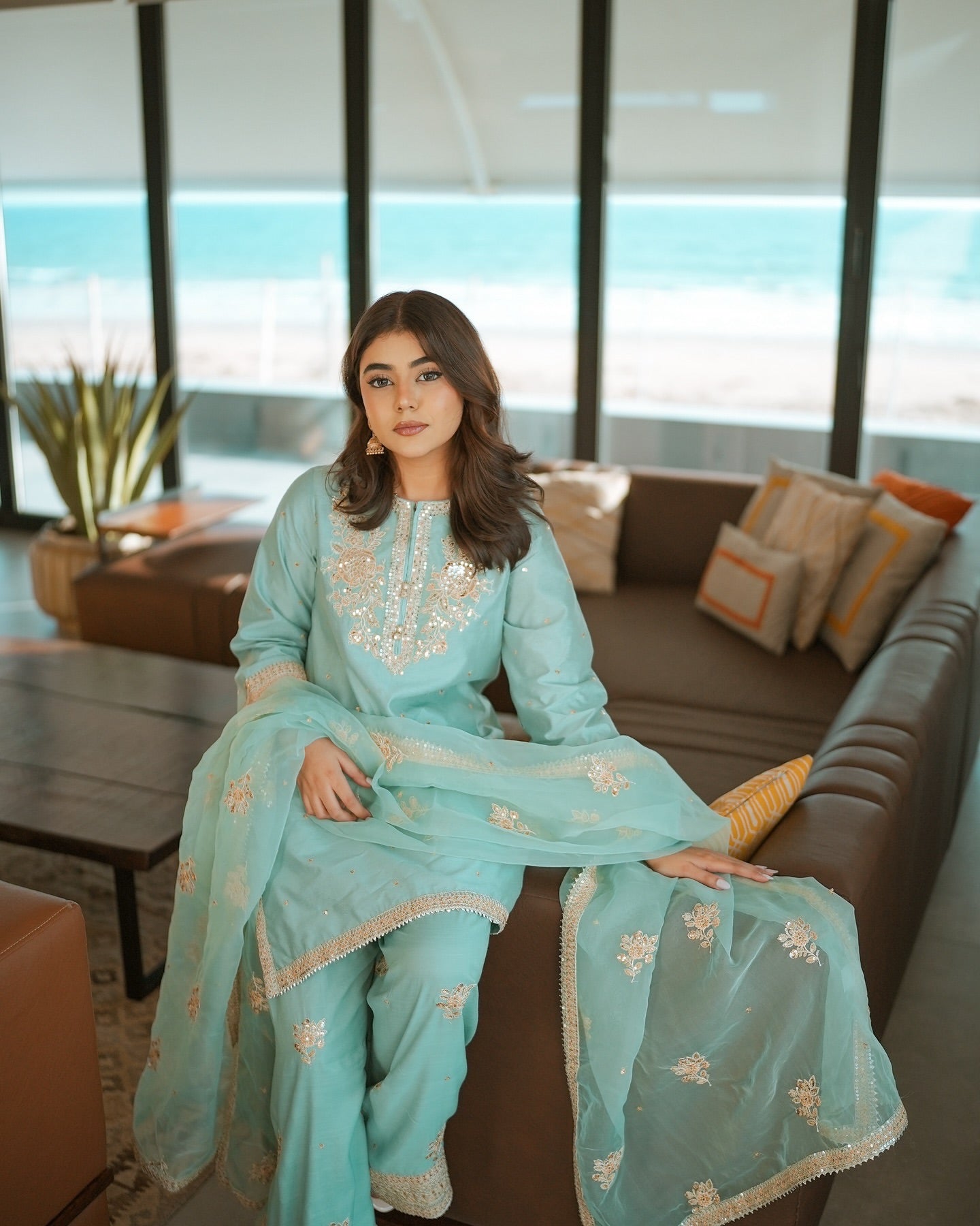 Designer Party Wear Look Top-Bottom And Dupatta