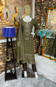 Designer Party Wear Top And Pent With Beautiful Dupatta