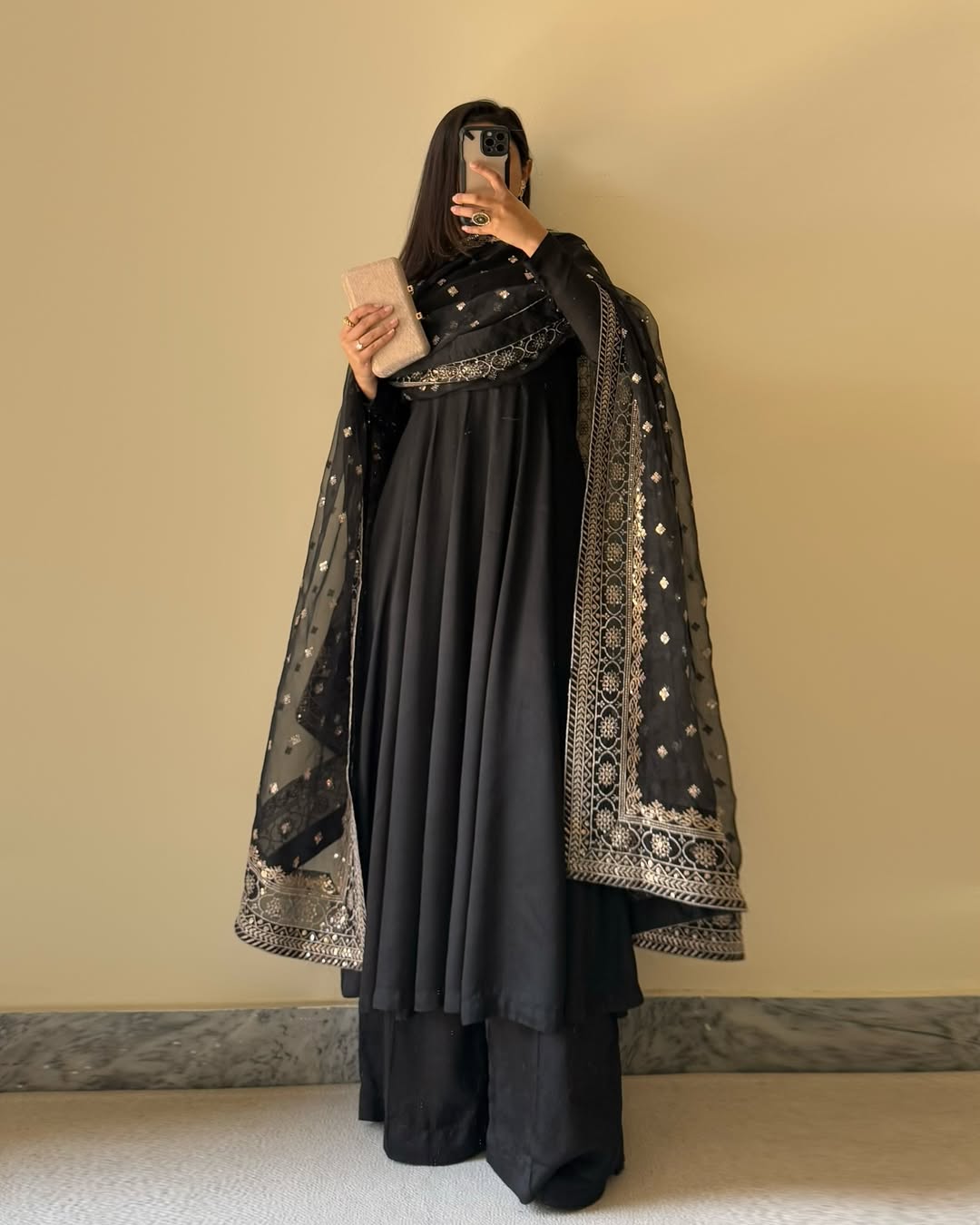 Designer Party Wear Gown And Pent With Beautiful Dupatta