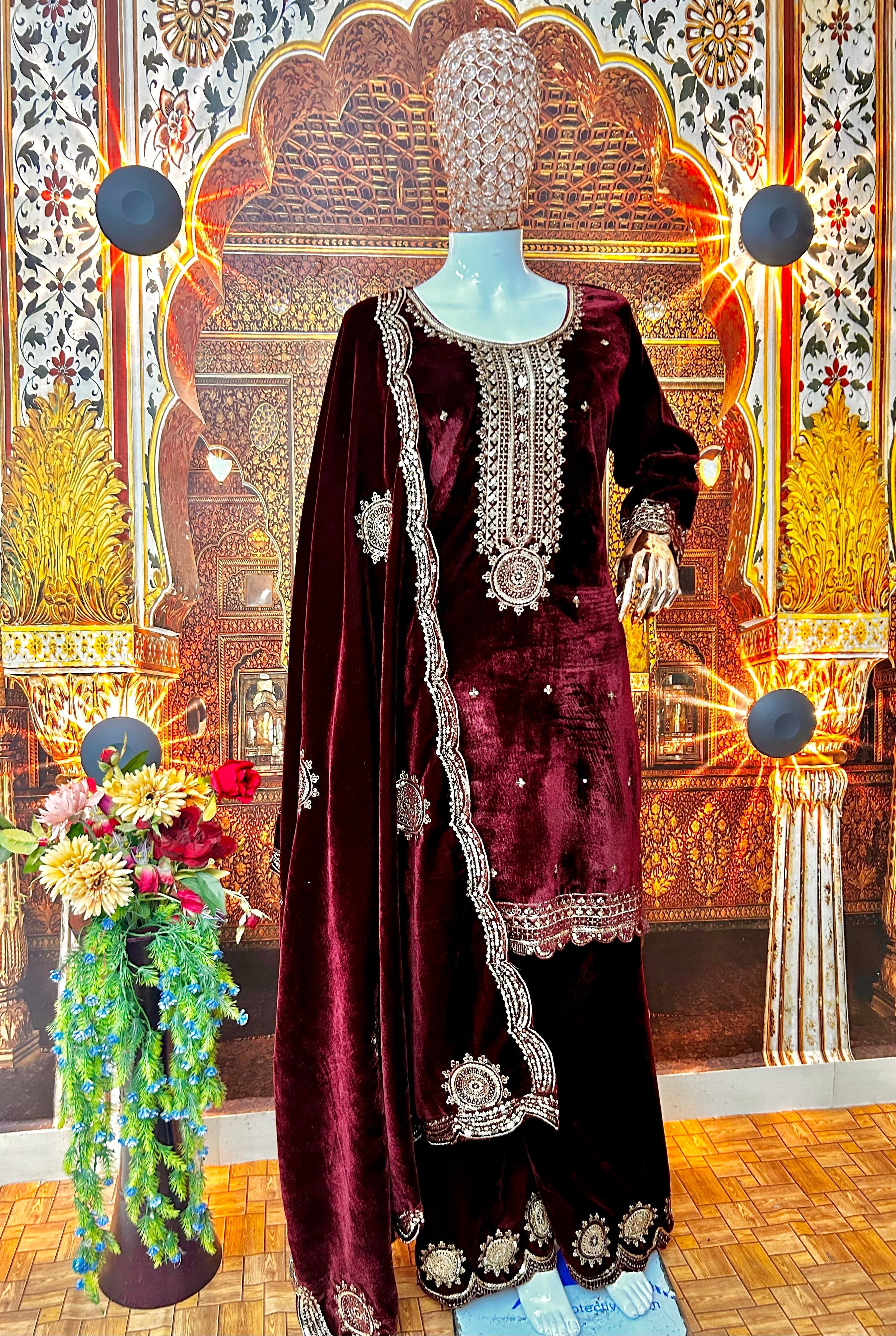 Party Wear Designer Top-Bottom And Beautiful Dupatta