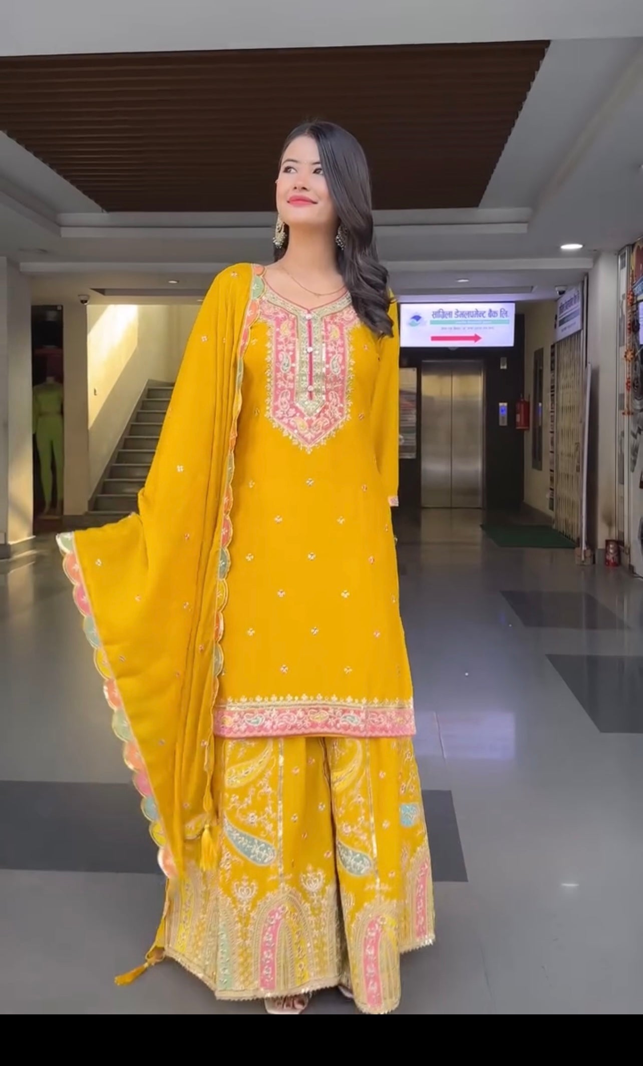 Party Wear Look Fancy Top-Dupatta And Fully Stitched Sharara