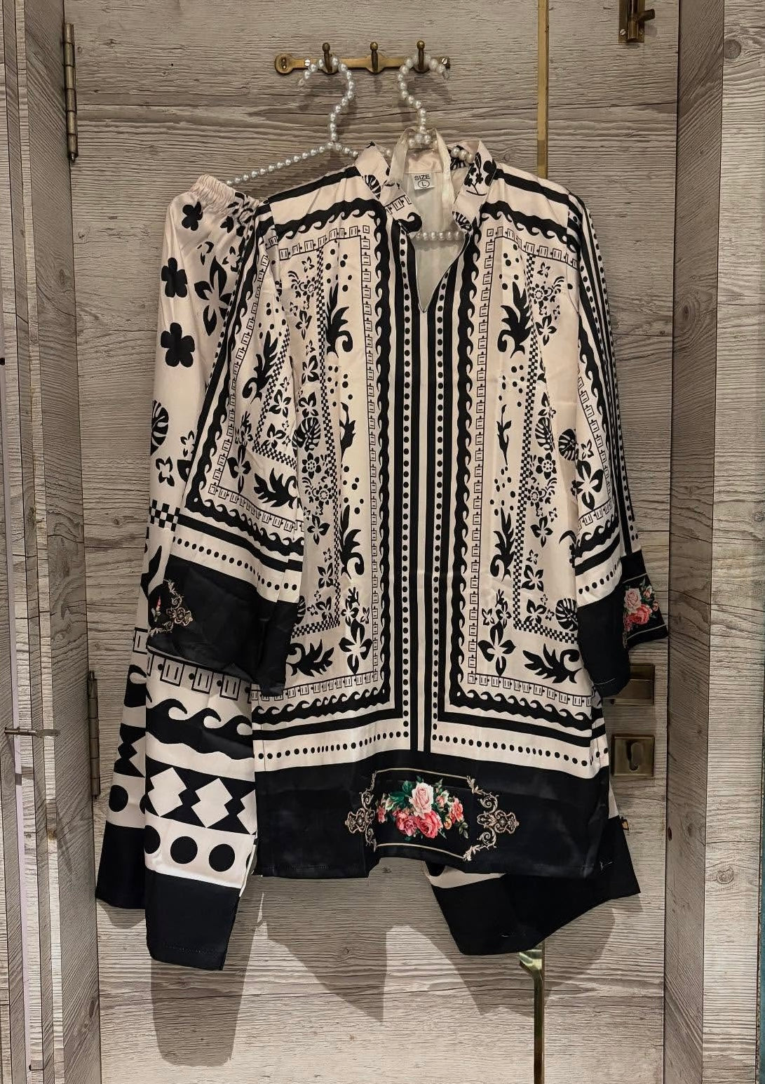 Designer Party Wear Look Co-ords Set  With Digital Print