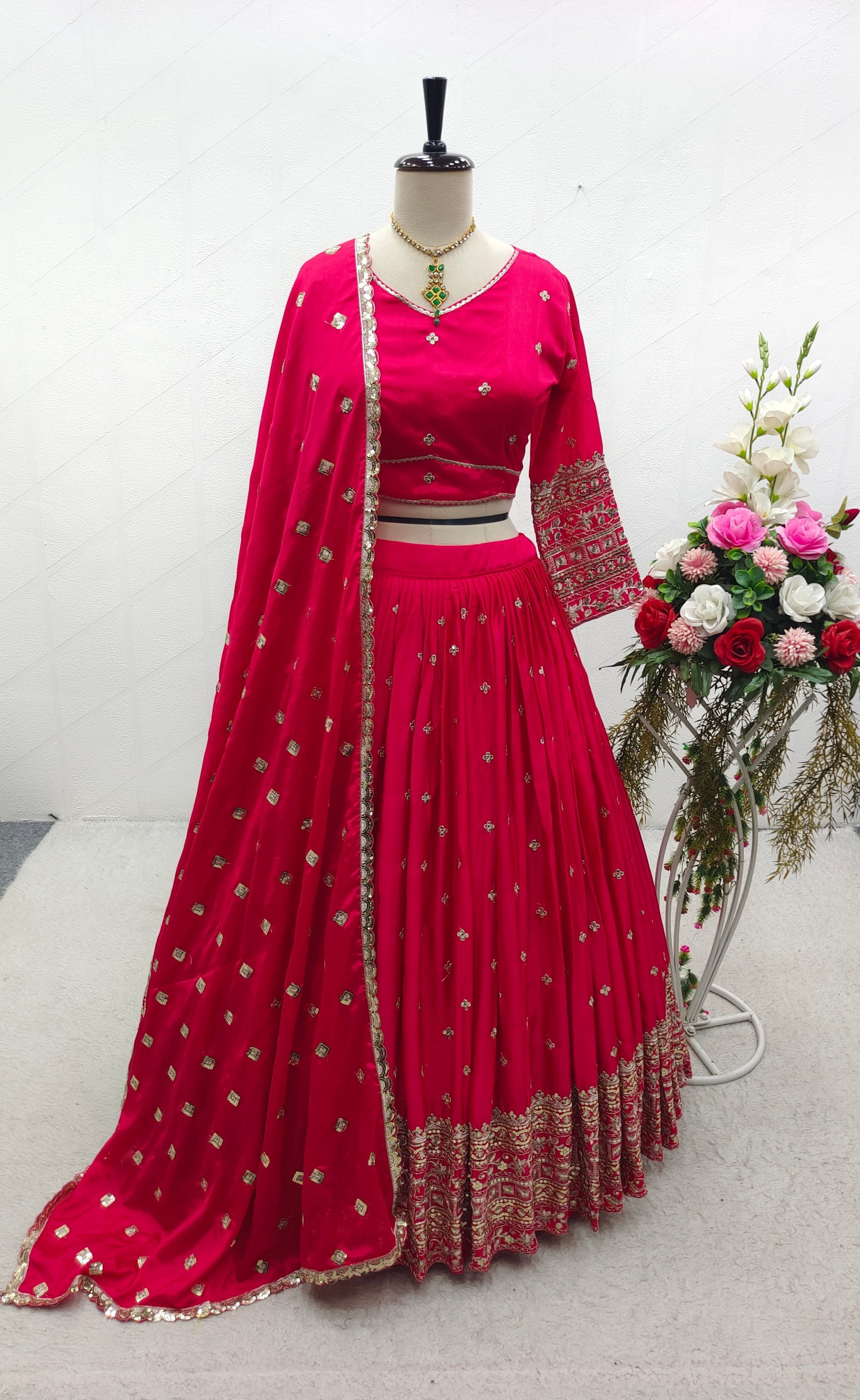 Beautiful Party Wear Lehenga Choli With Dupatta