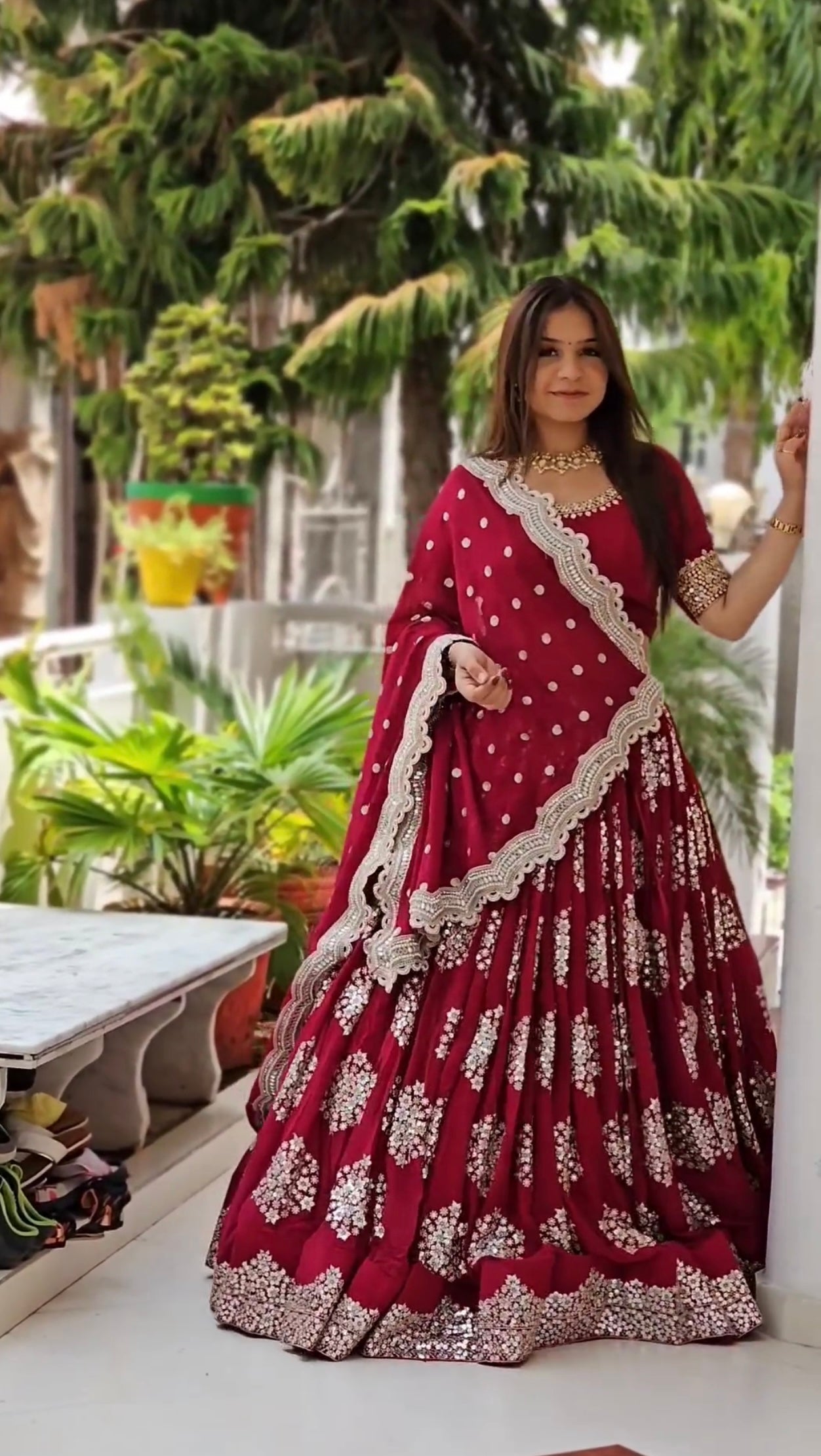 Designer Lehenga-Choli With Embroidery Work