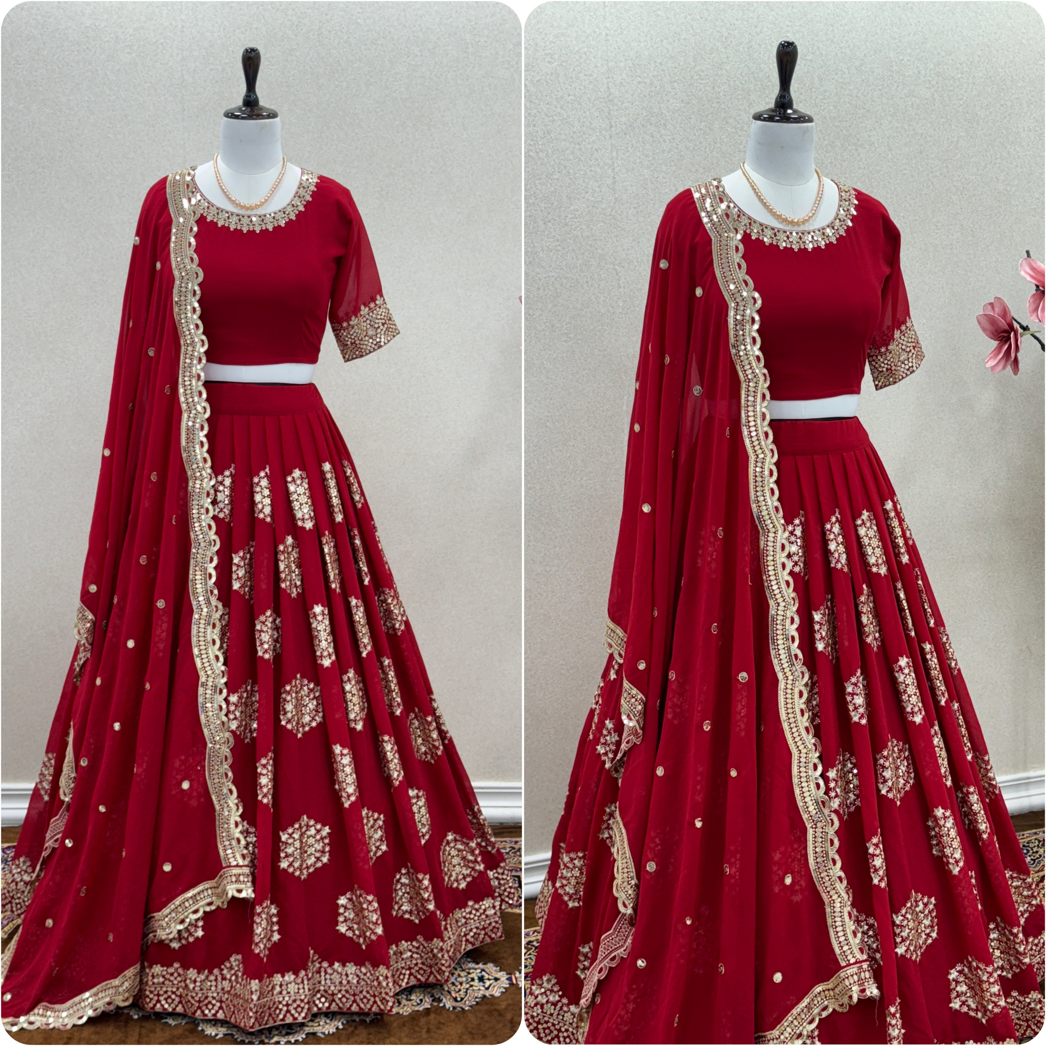 Designer Lehenga-Choli With Embroidery Work