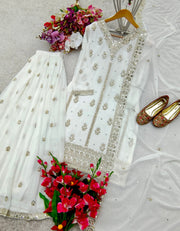 Party Wear Beautiful Top-Sarara And Fancy Dupatta