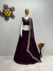 Designer Party Wear Fancy Lehenga Choli And Dupatta