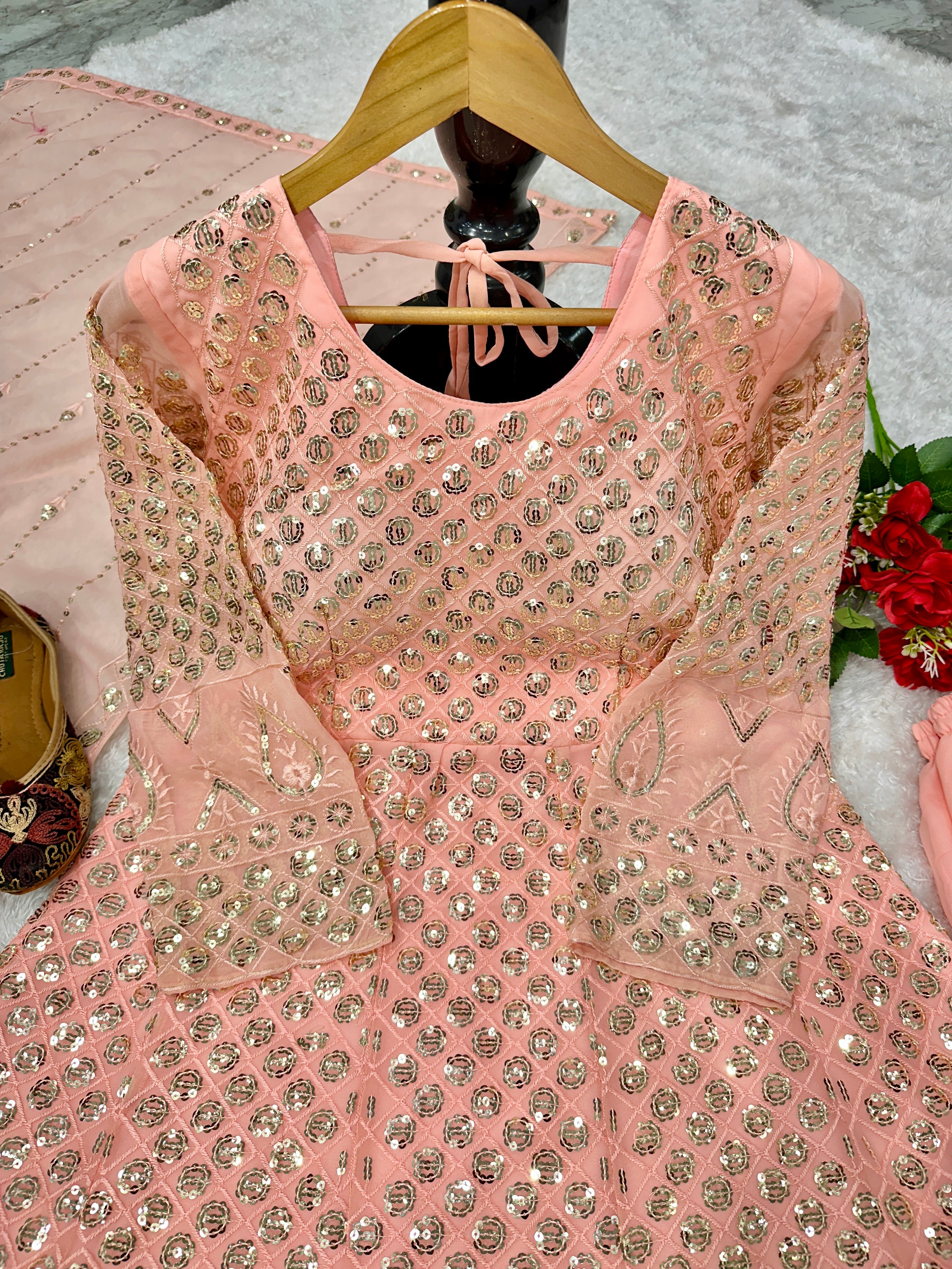 Designer Party Wear Look Nayra Kurti With Plazzo And Dupatta