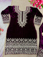 Designer Party Wear Look Top-Bottom And Dupatta