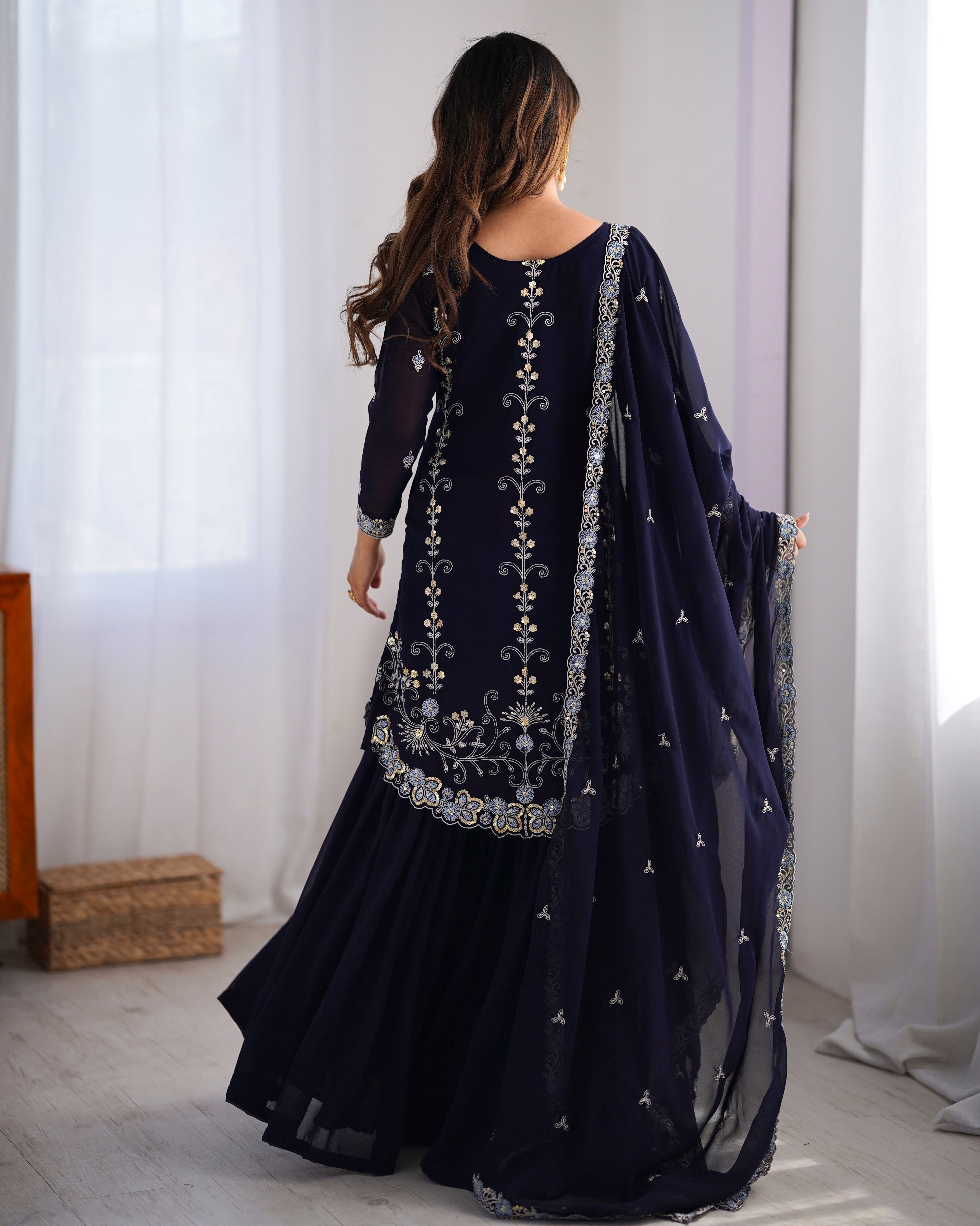 Party Wear Beautiful Top-Bottom And Fancy Dupatta