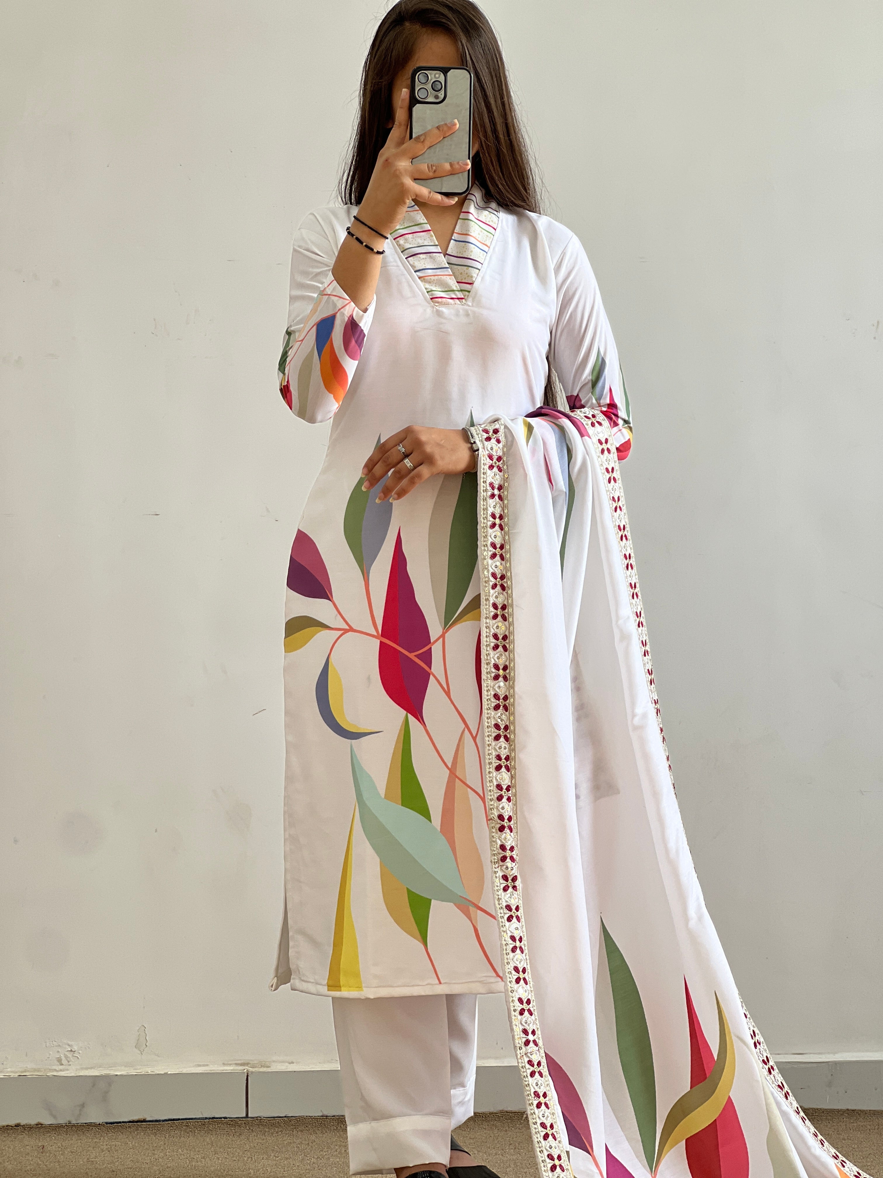 Party Wear Fancy Suit Set With Beautiful Digital Print