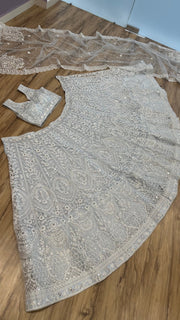 Party Wear Designer Lehenga Choli With Sequence & Thread Work