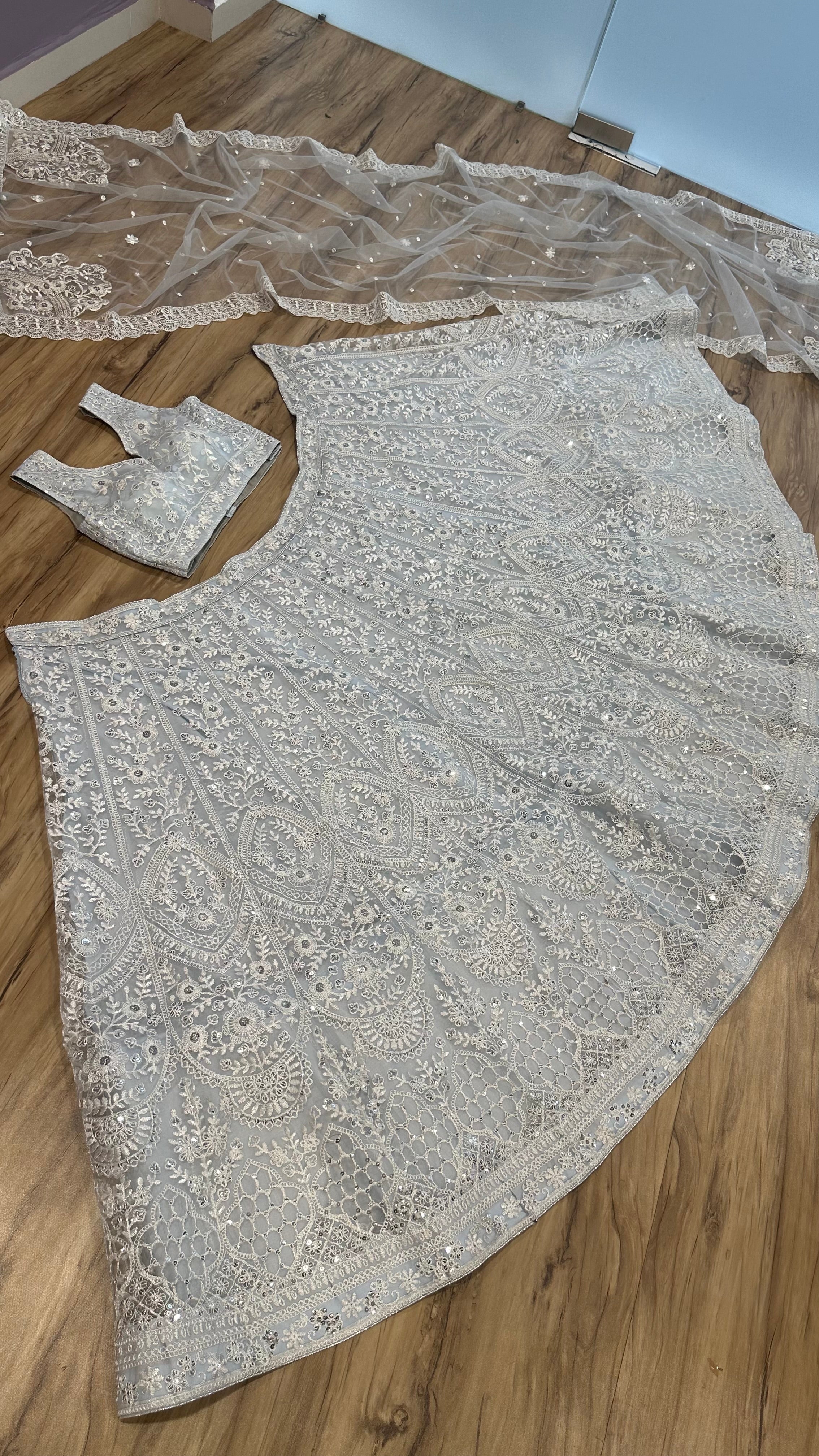 Party Wear Designer Lehenga Choli With Sequence & Thread Work