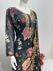 Beautiful Party Wear Top Plazzo And Dupatta