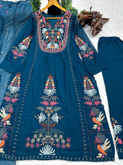 Party Wear Beautiful Top And Bottom With Dupatta