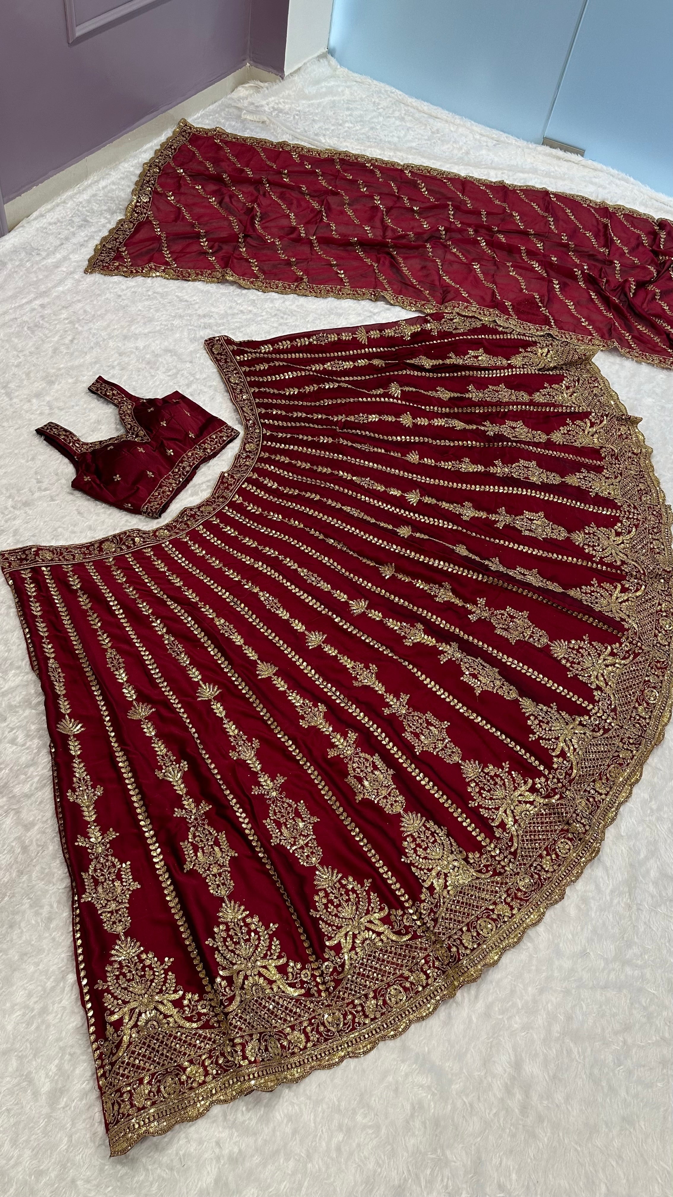 Party Wear Designer Lehenga With Sequence, Dori & Zari Work