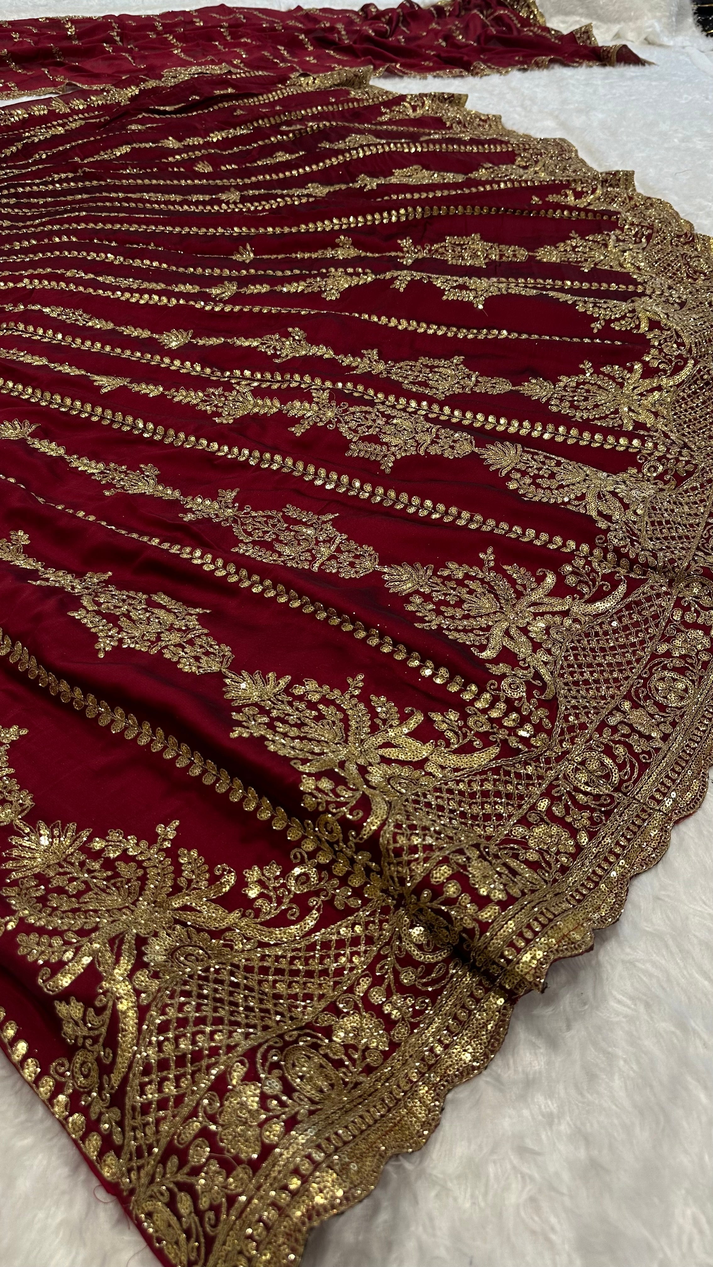 Party Wear Designer Lehenga With Sequence, Dori & Zari Work