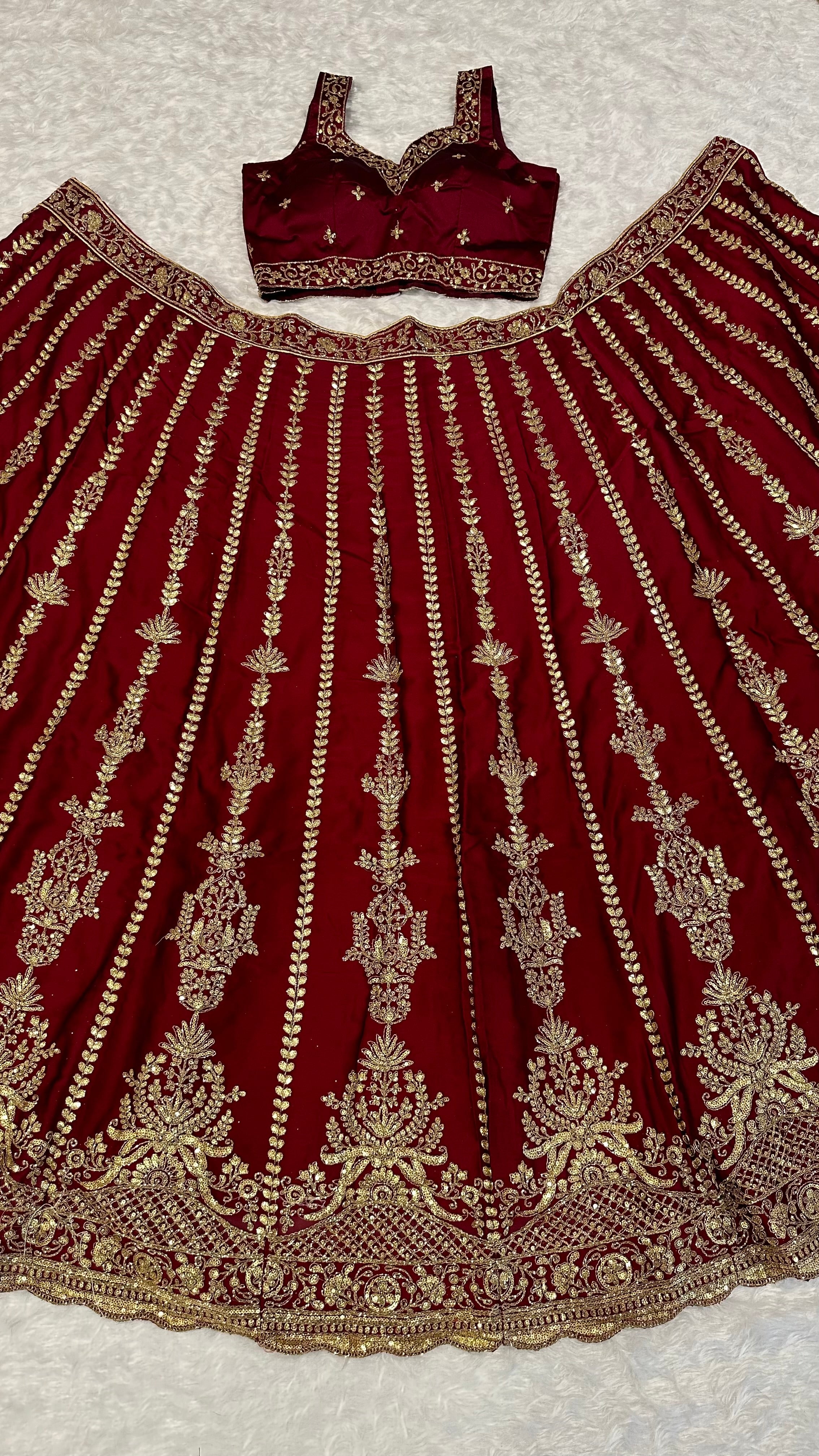 Party Wear Designer Lehenga With Sequence, Dori & Zari Work