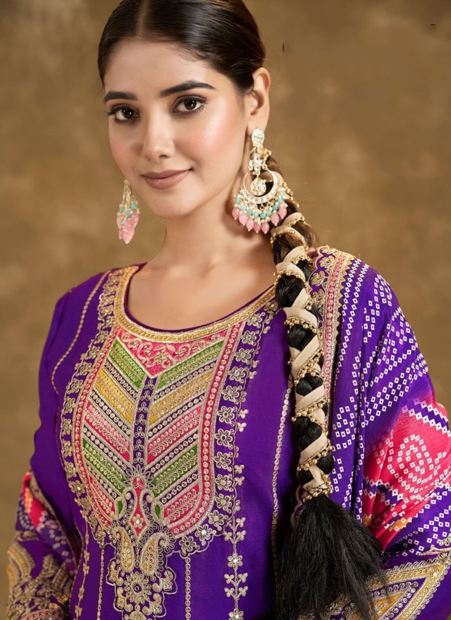 Designer Party Wear Top-Bottom And Beautiful Dupatta