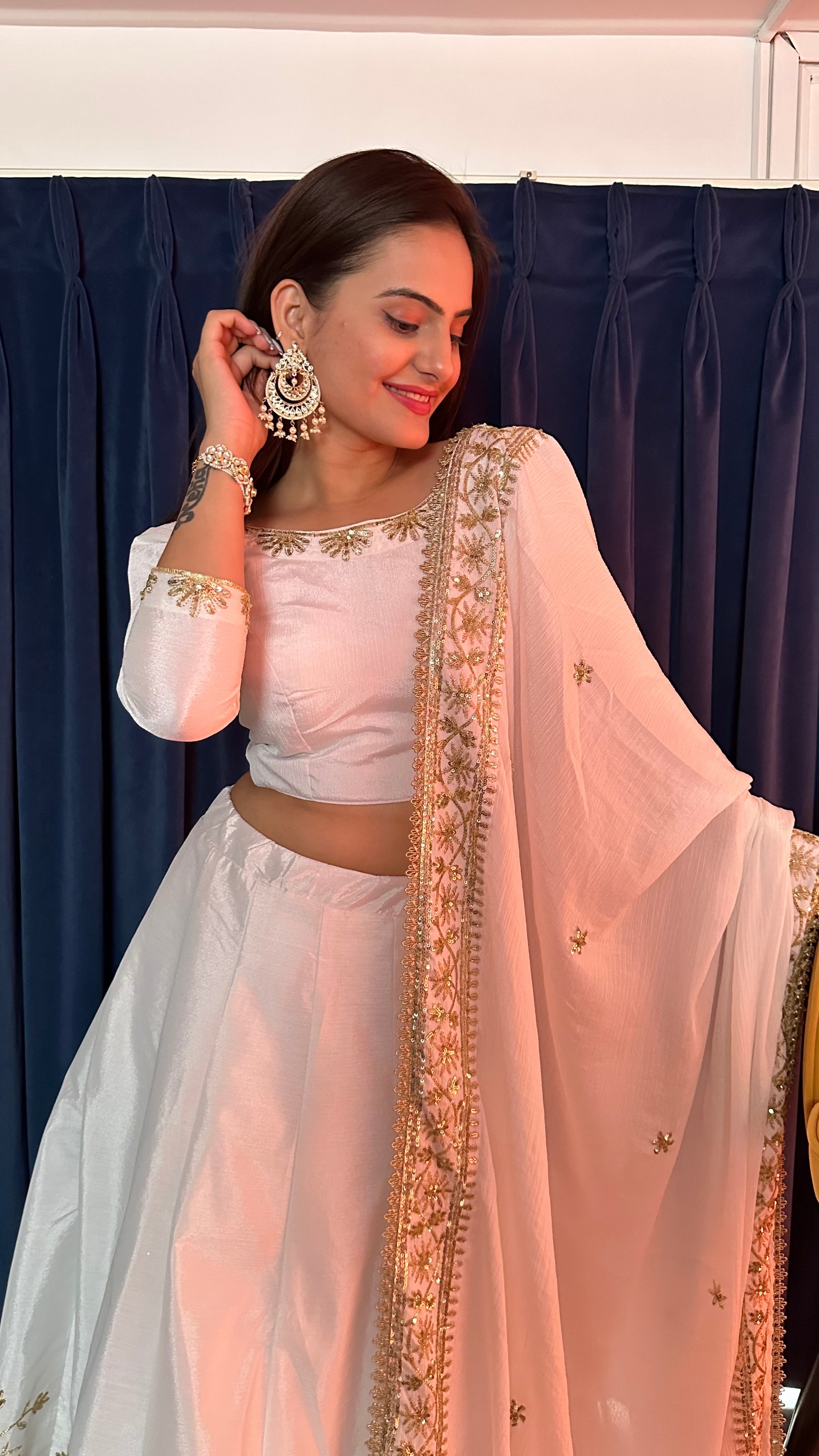 Party Wear Designer Lehenga Choli With Zari & Sequence Work