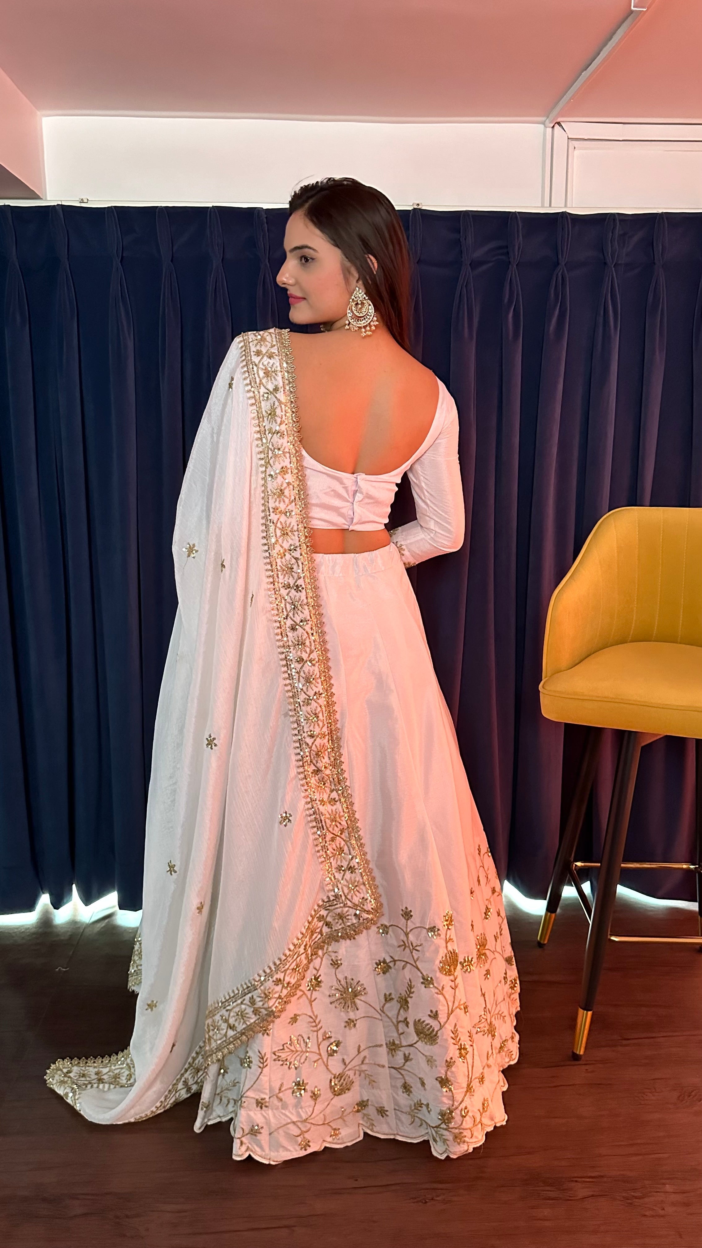Party Wear Designer Lehenga Choli With Zari & Sequence Work