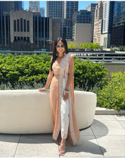 Beautiful Party Wear Top Bottom And Shrug