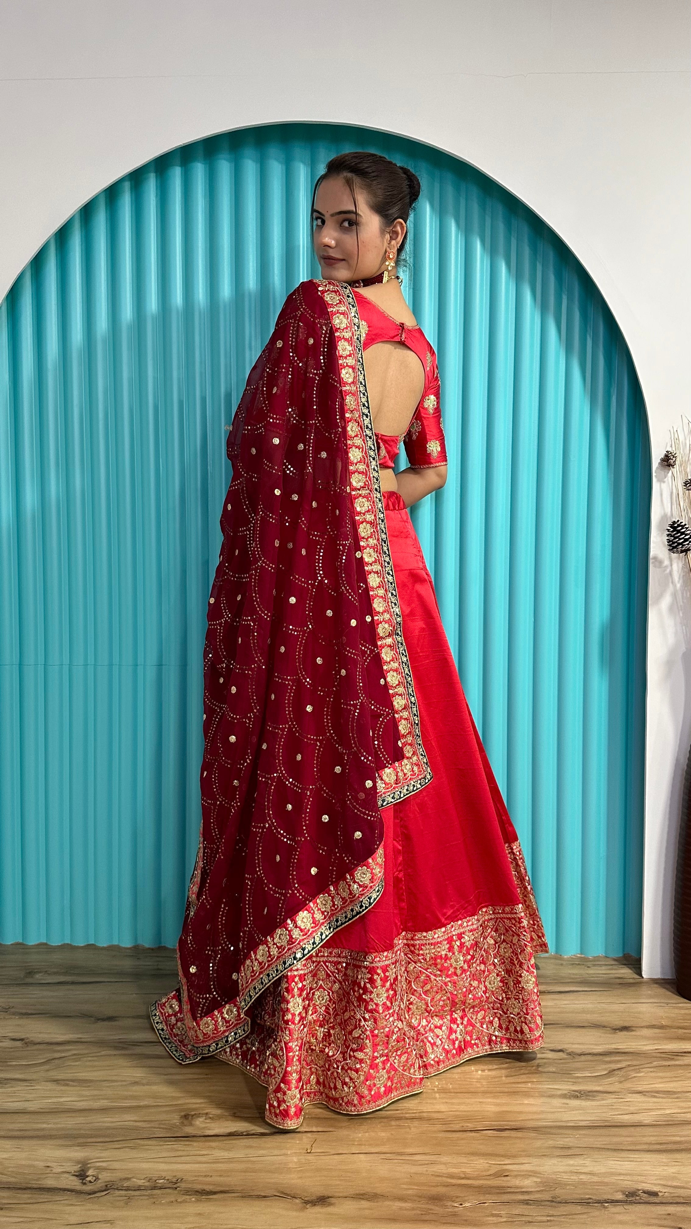 Party Wear Lehenga Choli With Zari & Sequence Work