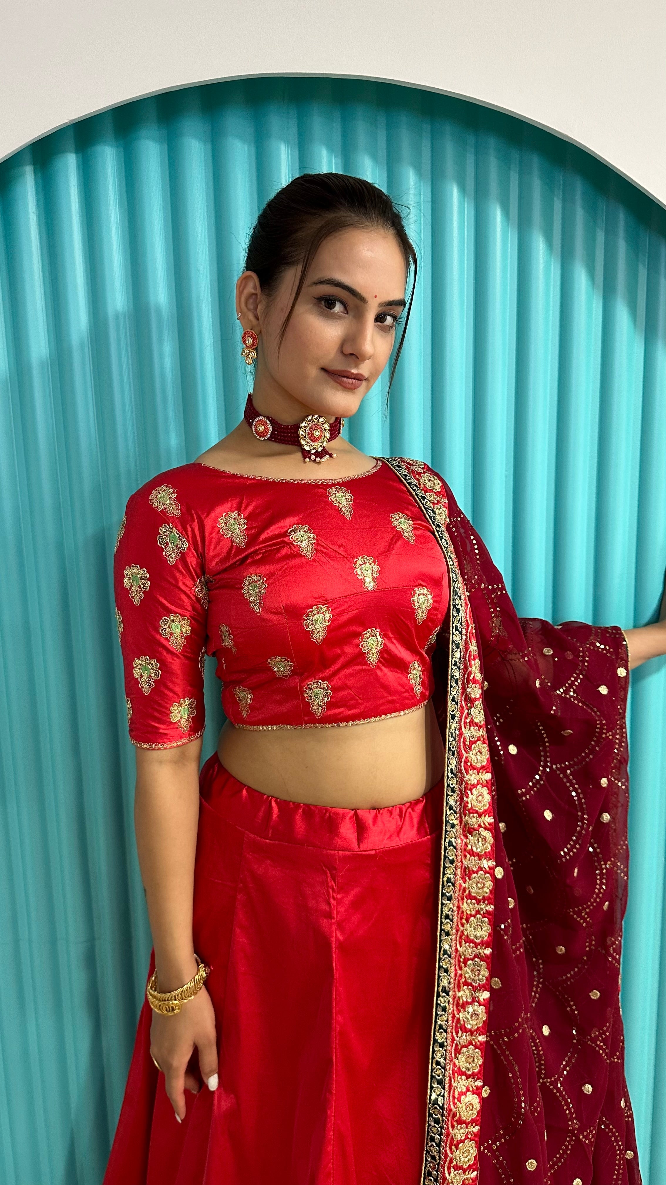 Party Wear Lehenga Choli With Zari & Sequence Work