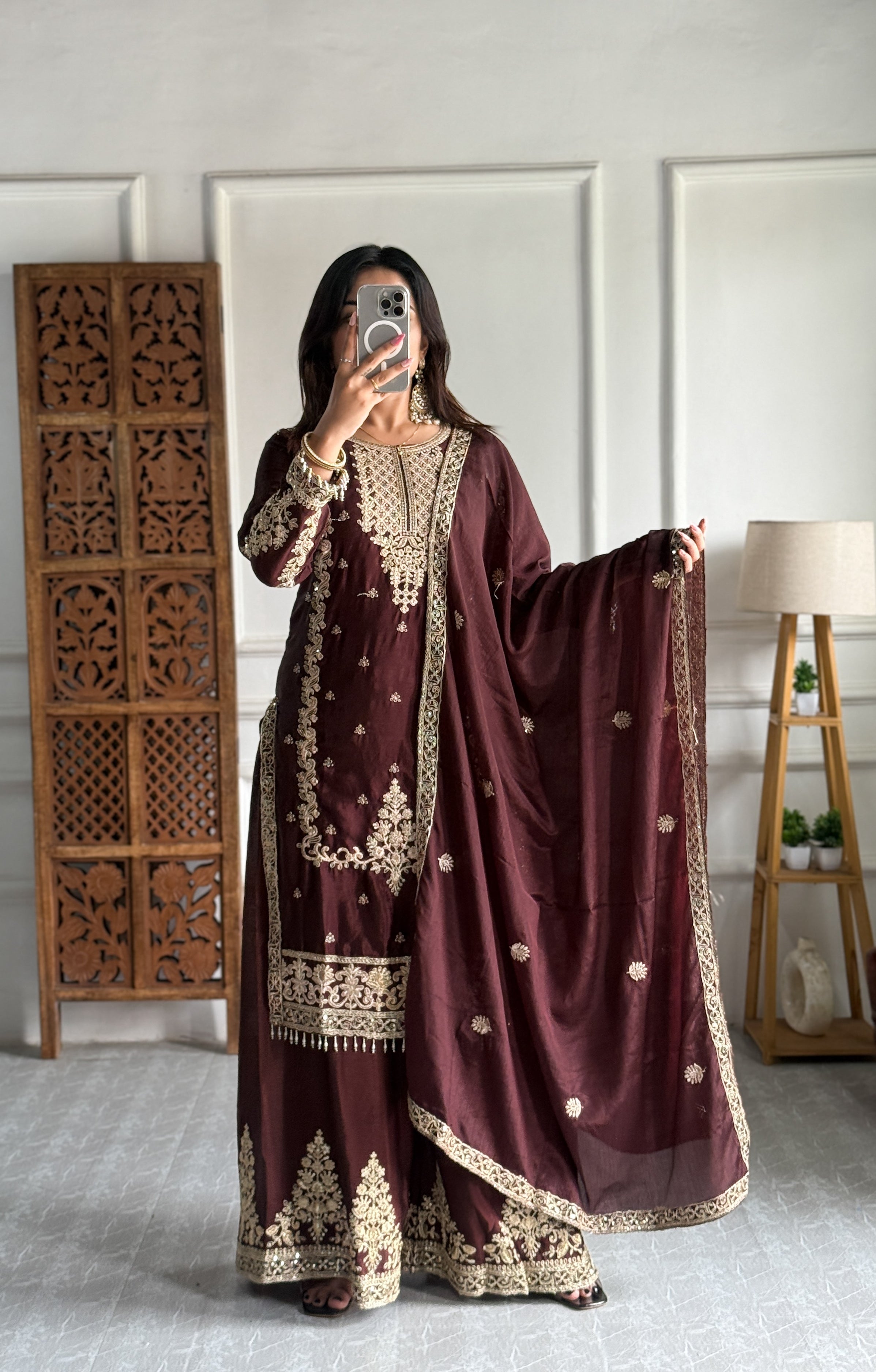 Party Wear Designer Top-Bottom And Beautiful Dupatta