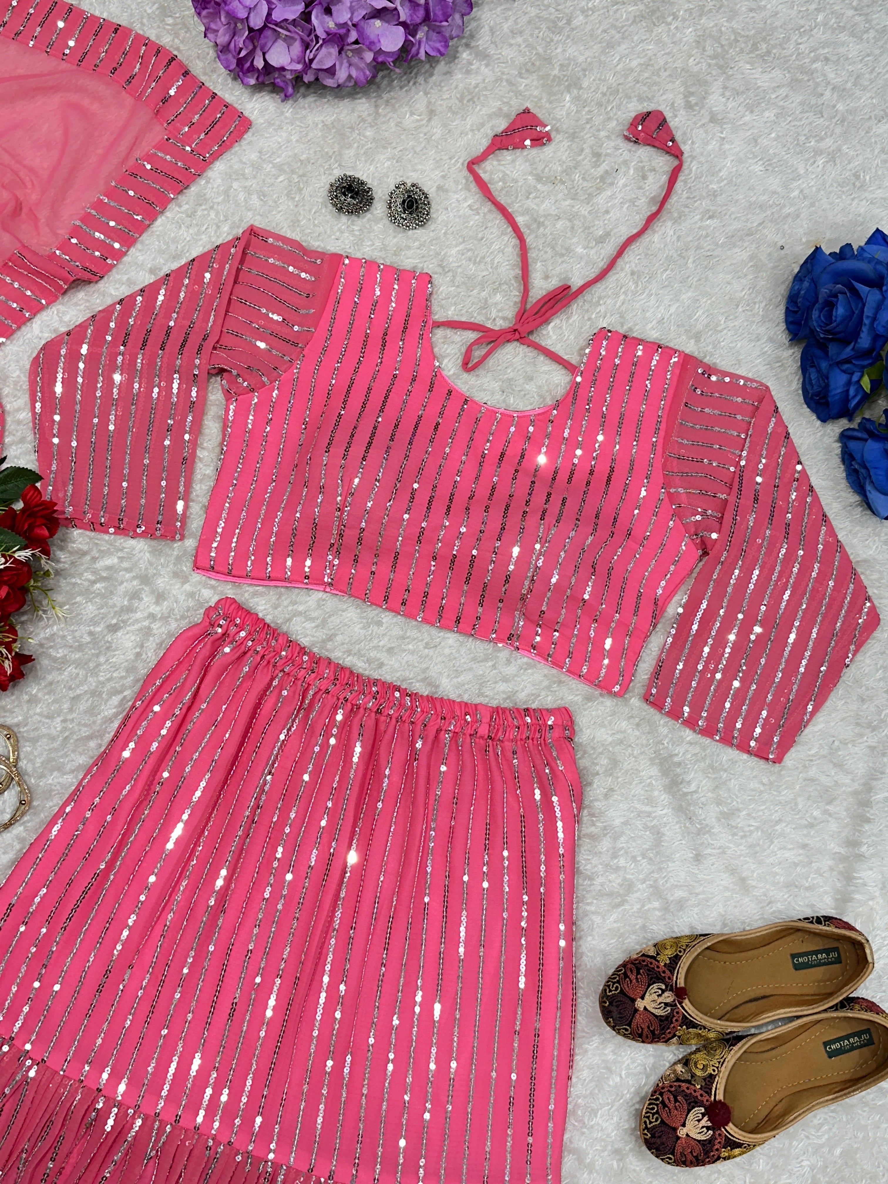 Party Wear Beautiful Fancy Lehenga Choli And Dupatta