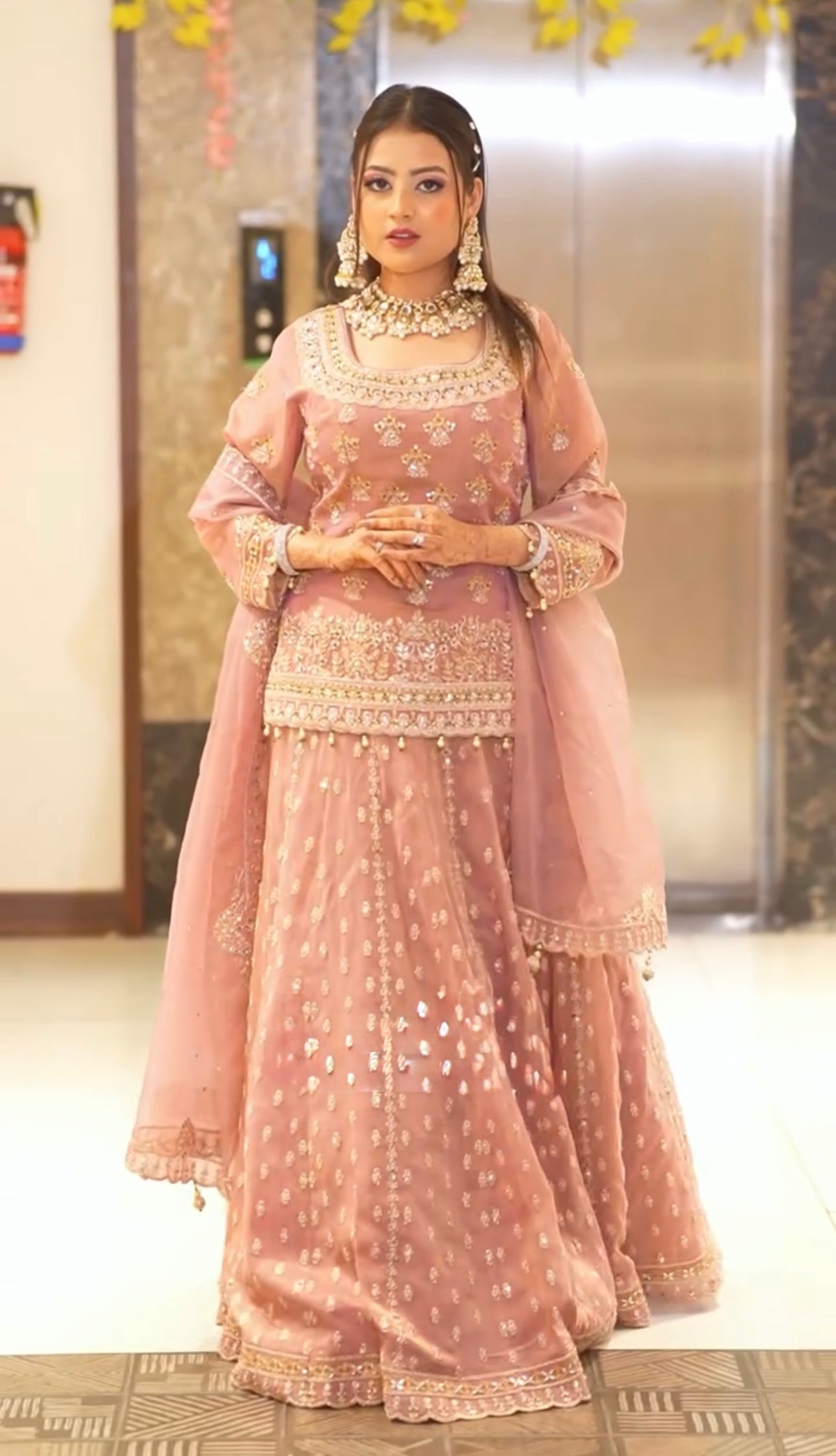 Party Wear Top Bottom And Dupatta With Embroidery Sequence Work