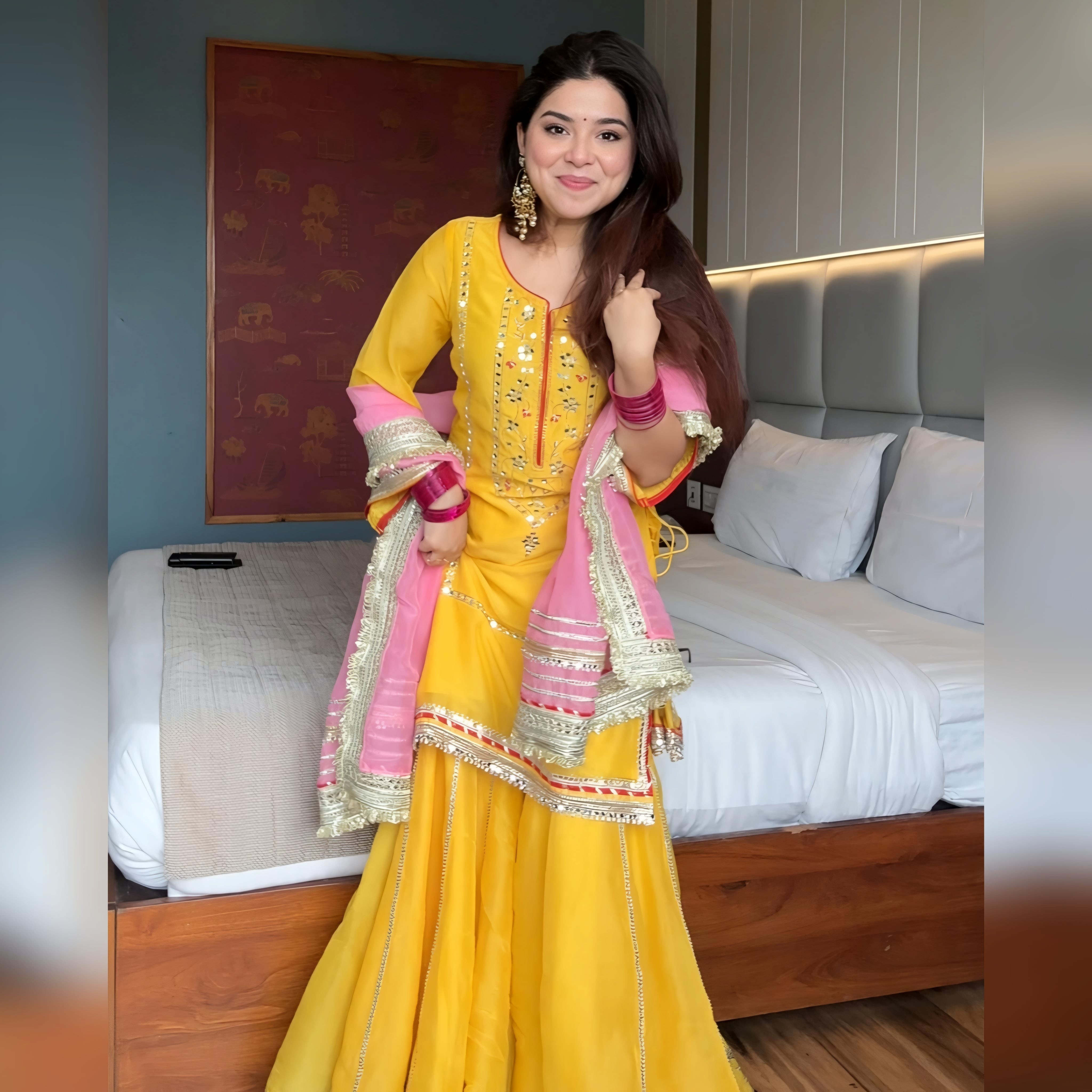 Designer Party Wear Top, Pent And Beautiful Dupatta