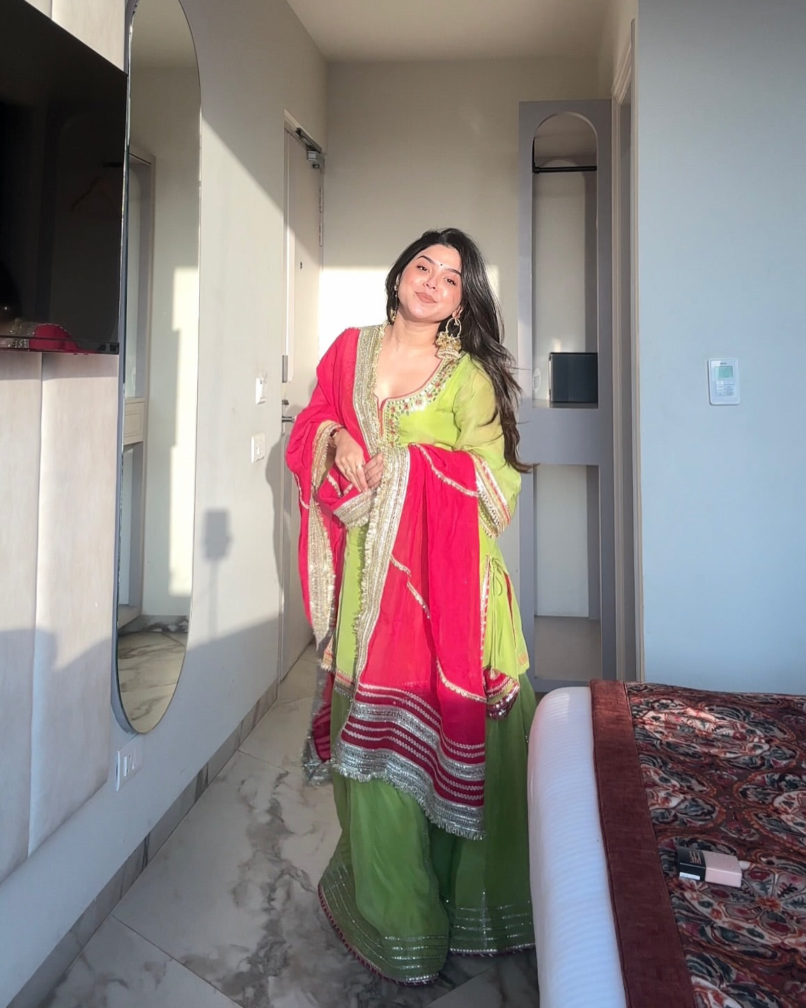 Party Wear Designer Top And Bottom With Dupatta