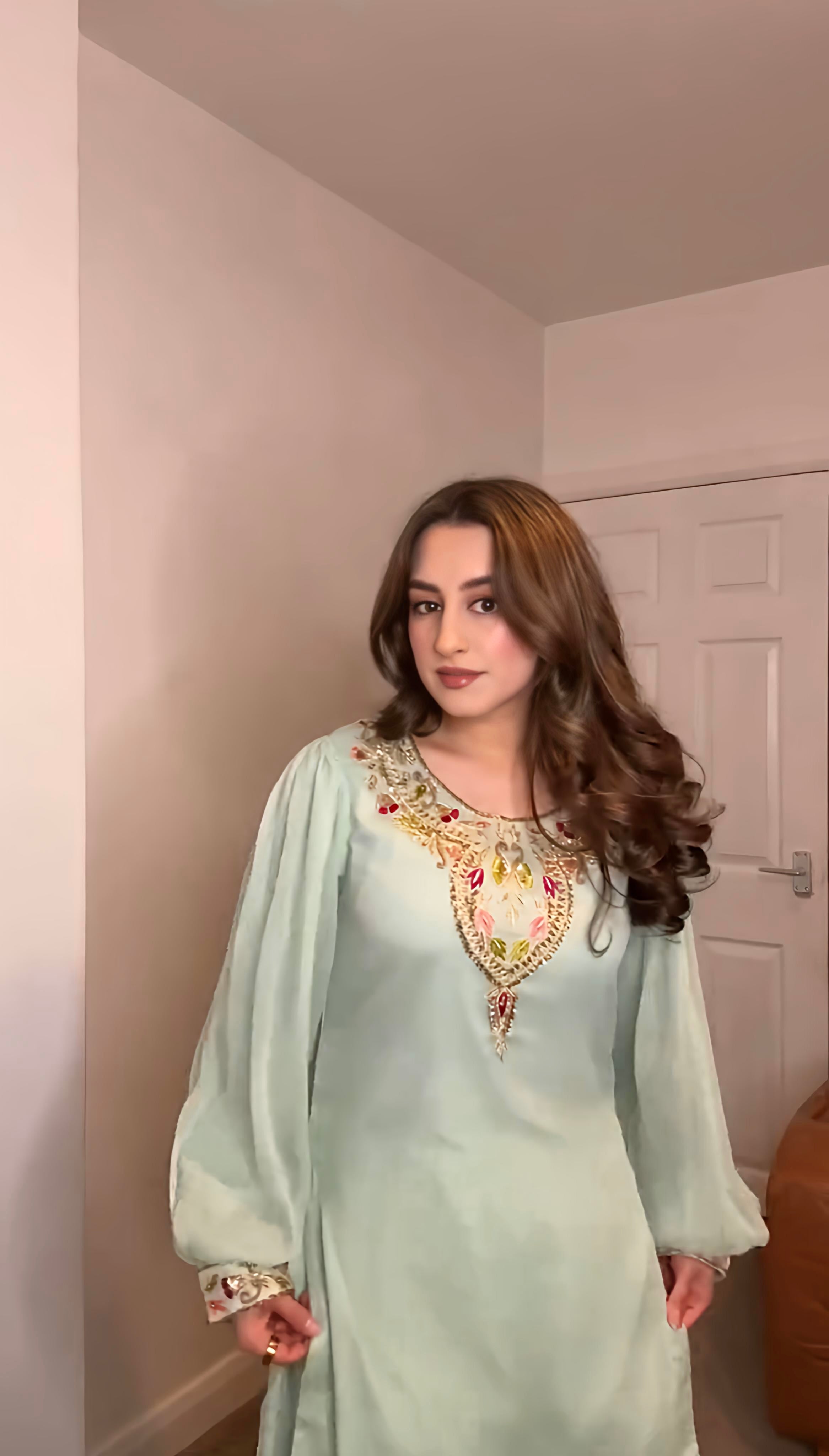 Designer Party Wear Look Top-Plazzo and Dupatta With Heavy Embroidery Work