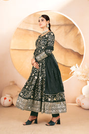 Party Wear Beautiful Anarkali Gown, Pent And Dupatta