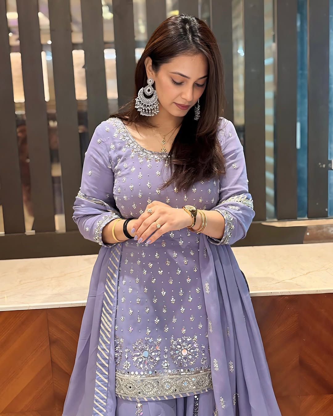 Party Wear Beautiful Top And Plazzo With Beautiful Dupatta