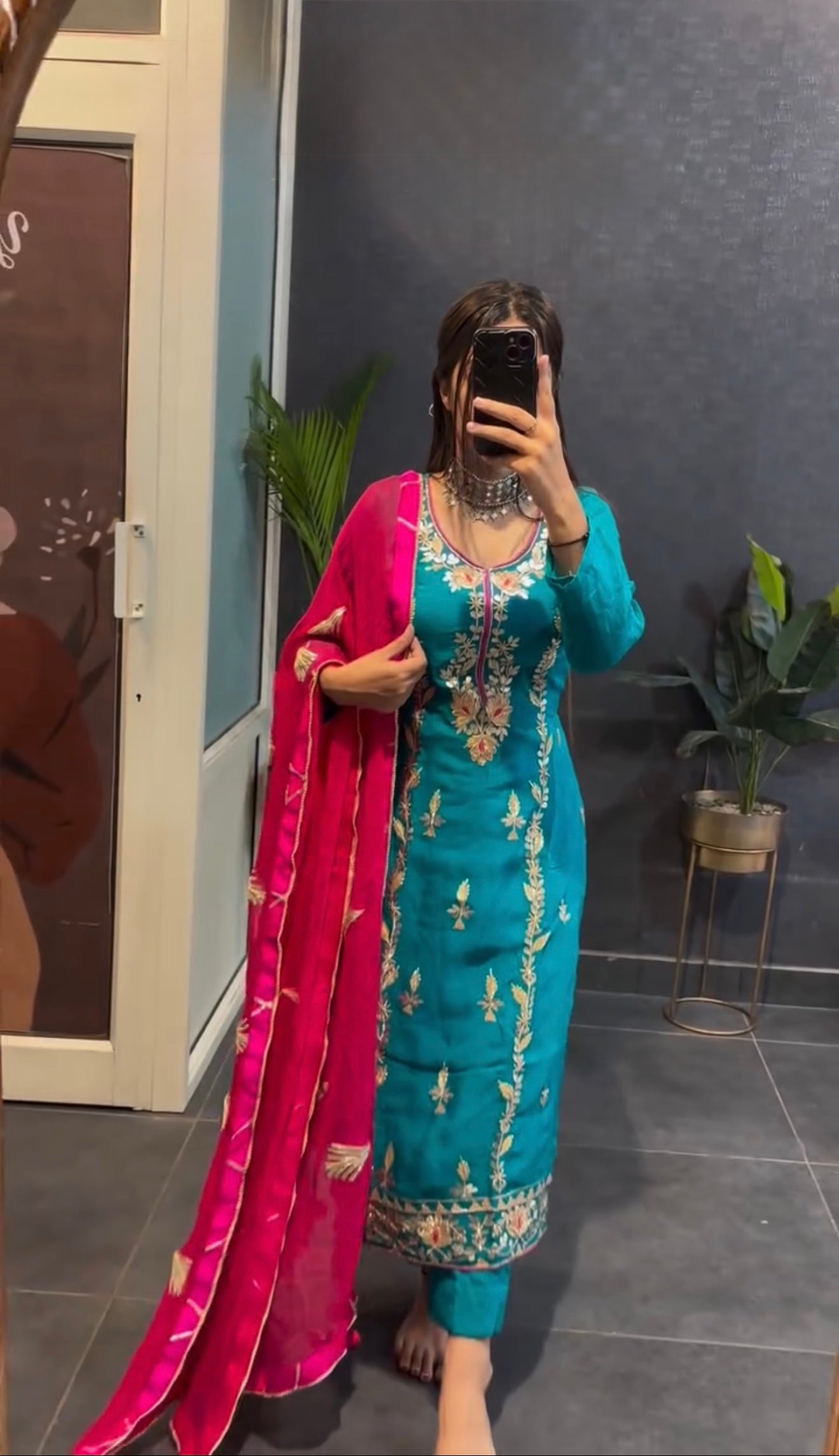 Trendy Designer Party Wear Look Top-Dupatta And Bottom