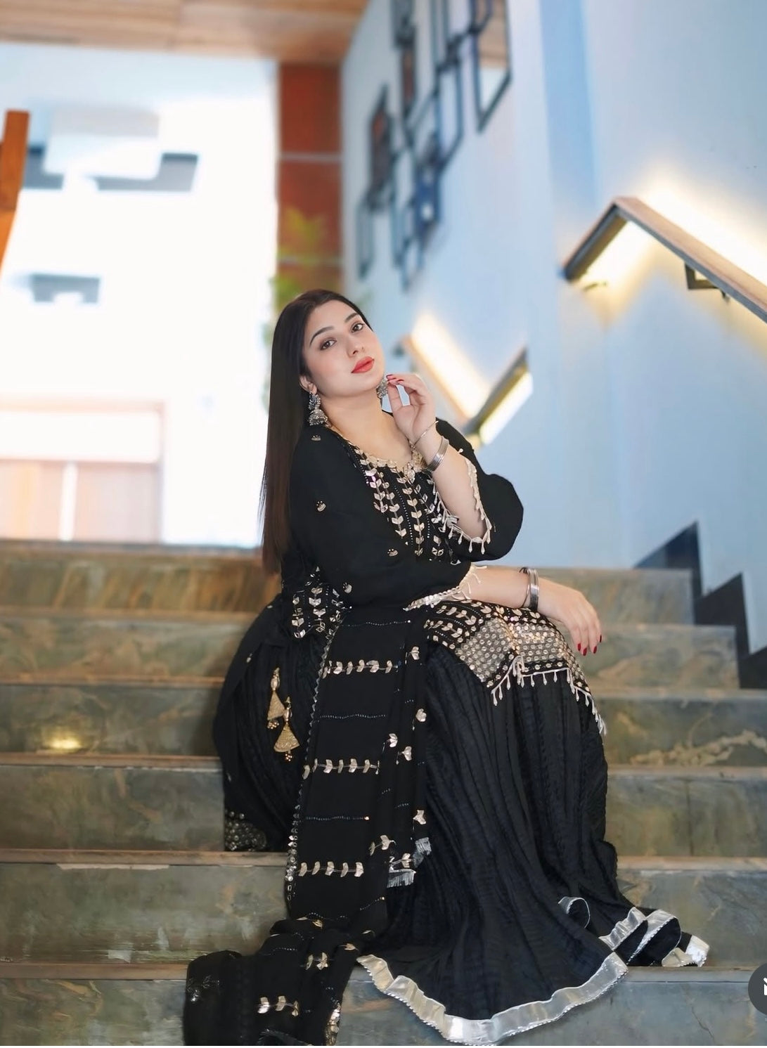 Party Wear Beautiful Top-Sarara And Fancy Dupatta