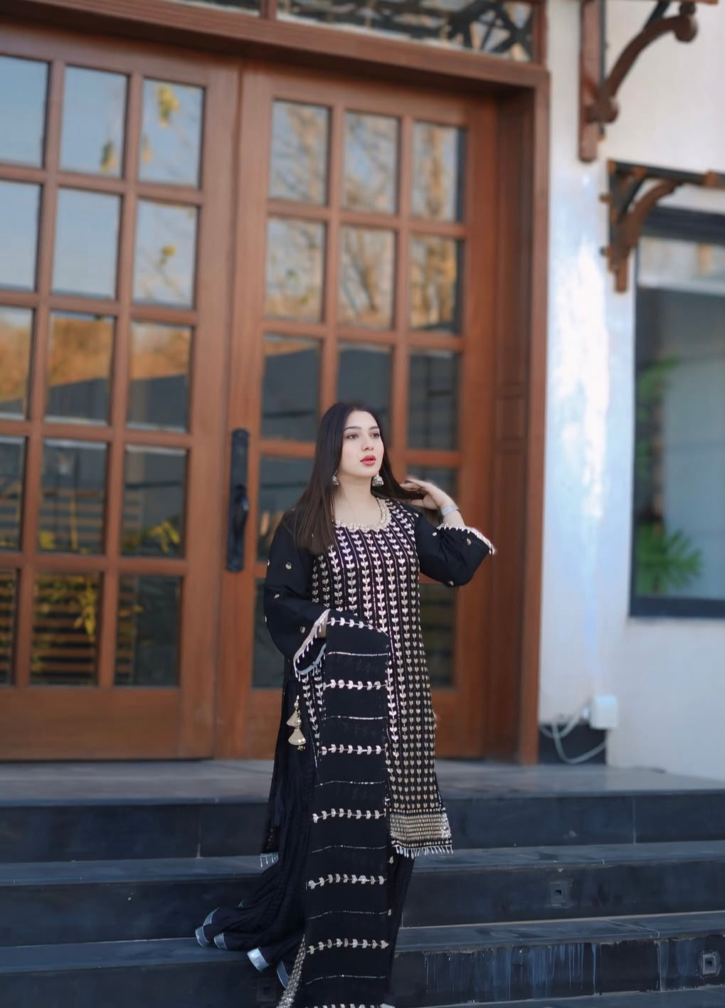 Party Wear Beautiful Top-Sarara And Fancy Dupatta